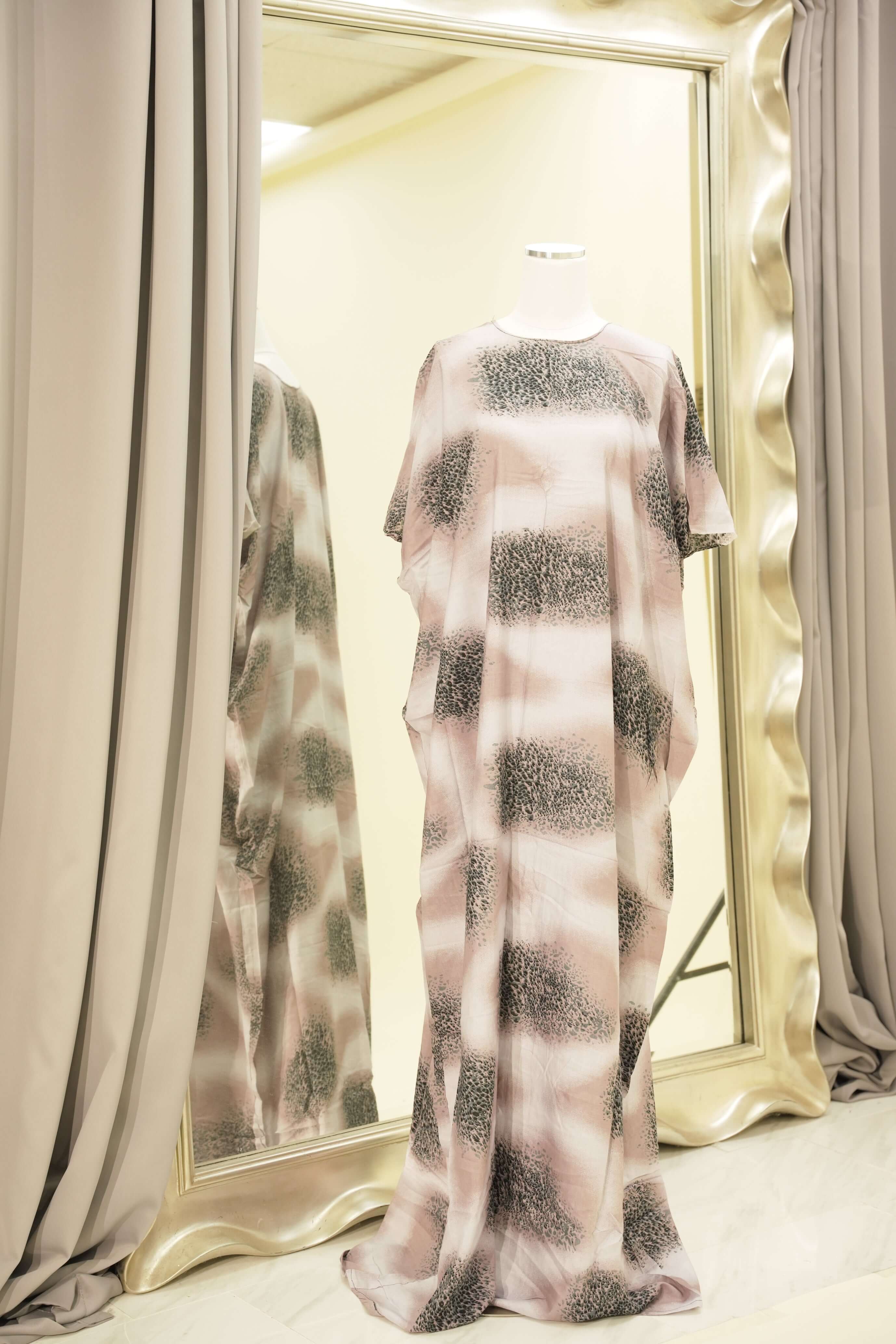 Asmaa print bati dress Kabayare