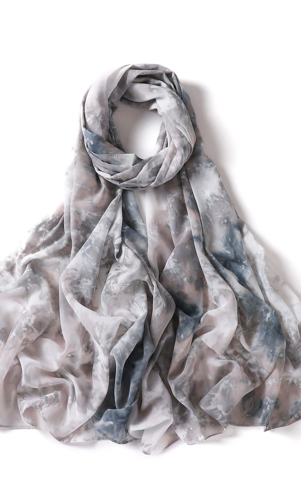 beautiful chiffon Tie Dye Chiffon hijab Kabayare