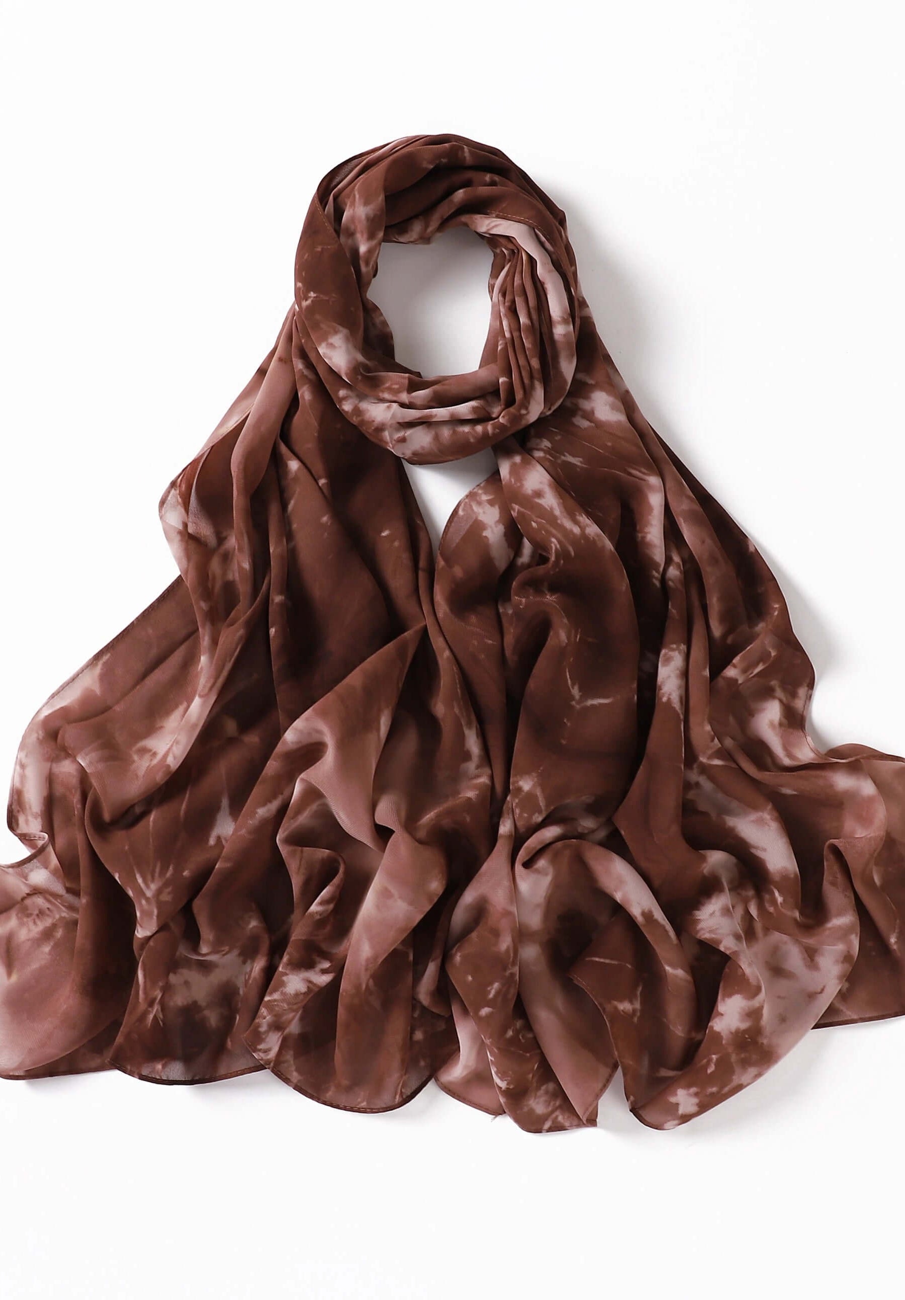 beautiful chiffon Tie Dye Chiffon hijab Kabayare