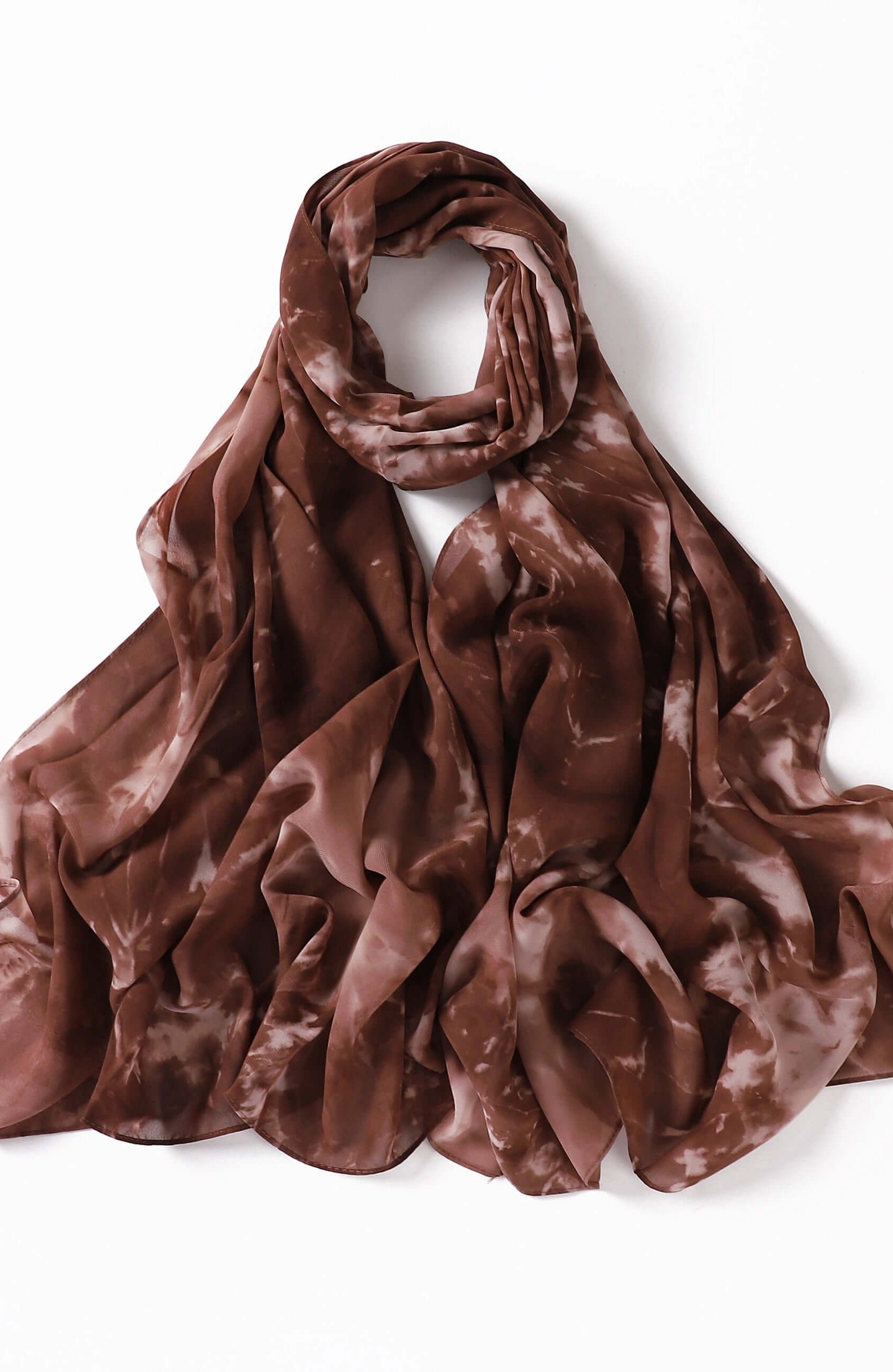 beautiful chiffon Tie Dye Chiffon hijab Kabayare