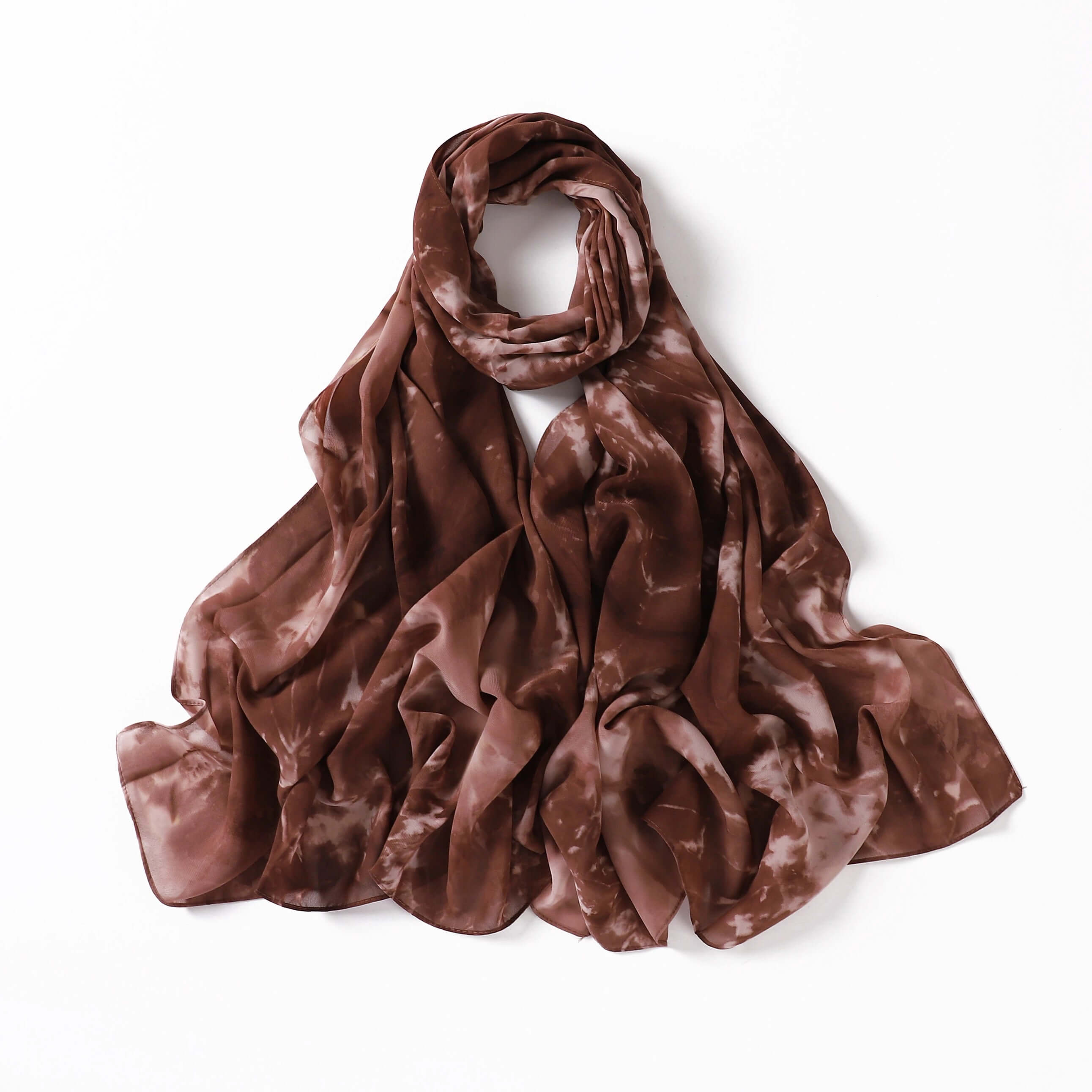 beautiful chiffon Tie Dye Chiffon hijab Kabayare
