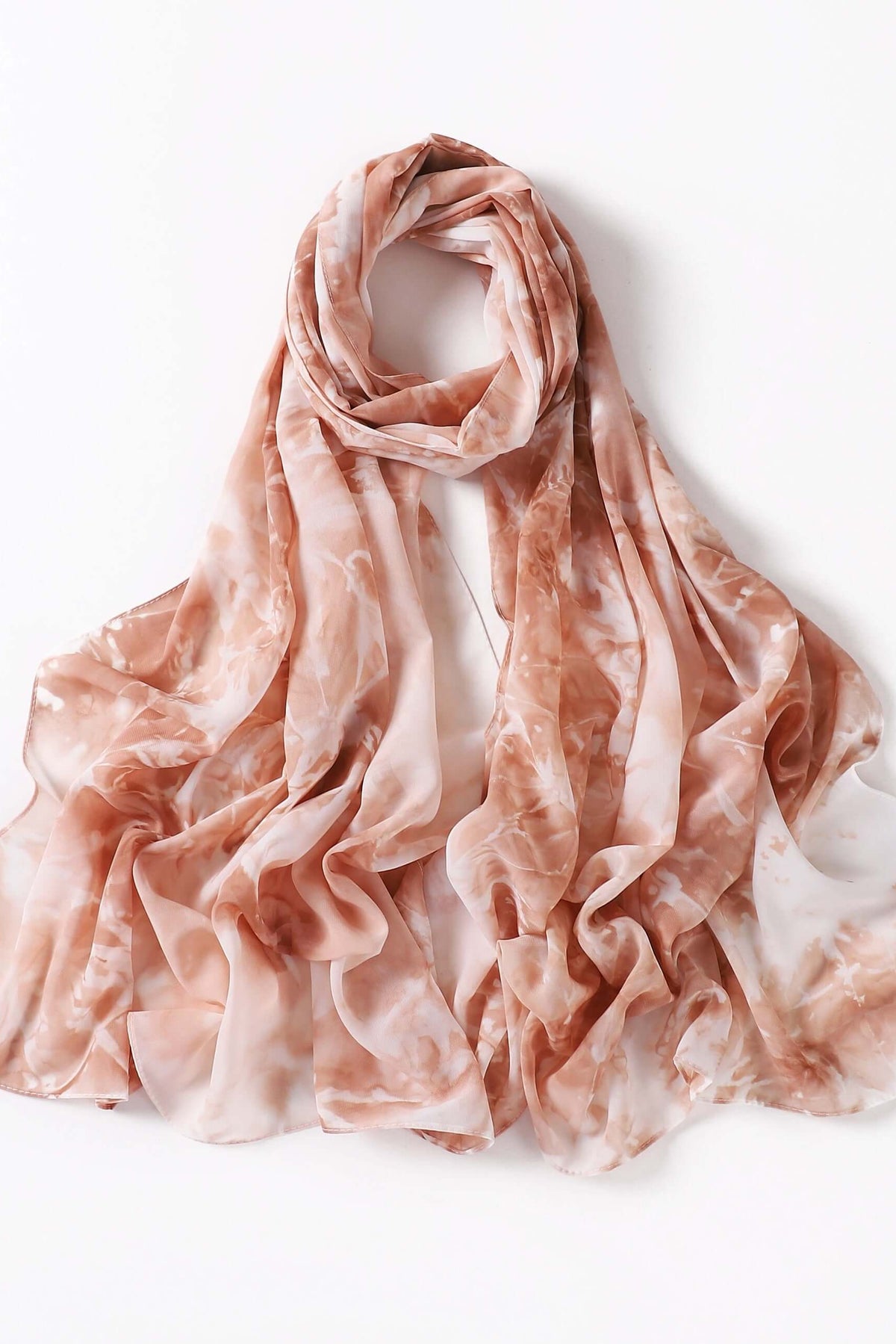 beautiful chiffon Tie Dye Chiffon hijab Kabayare