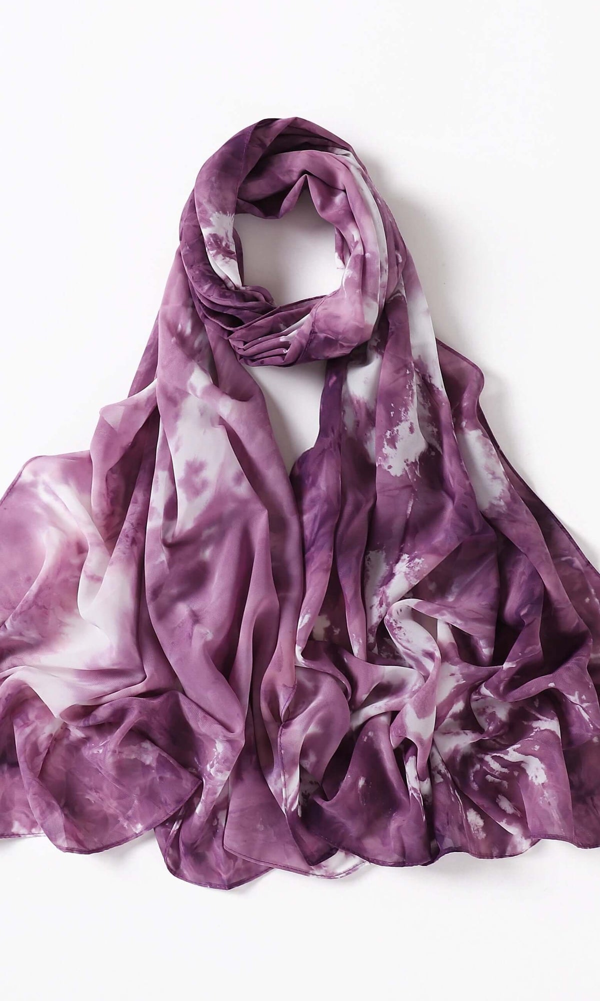 beautiful chiffon Tie Dye Chiffon hijab Kabayare