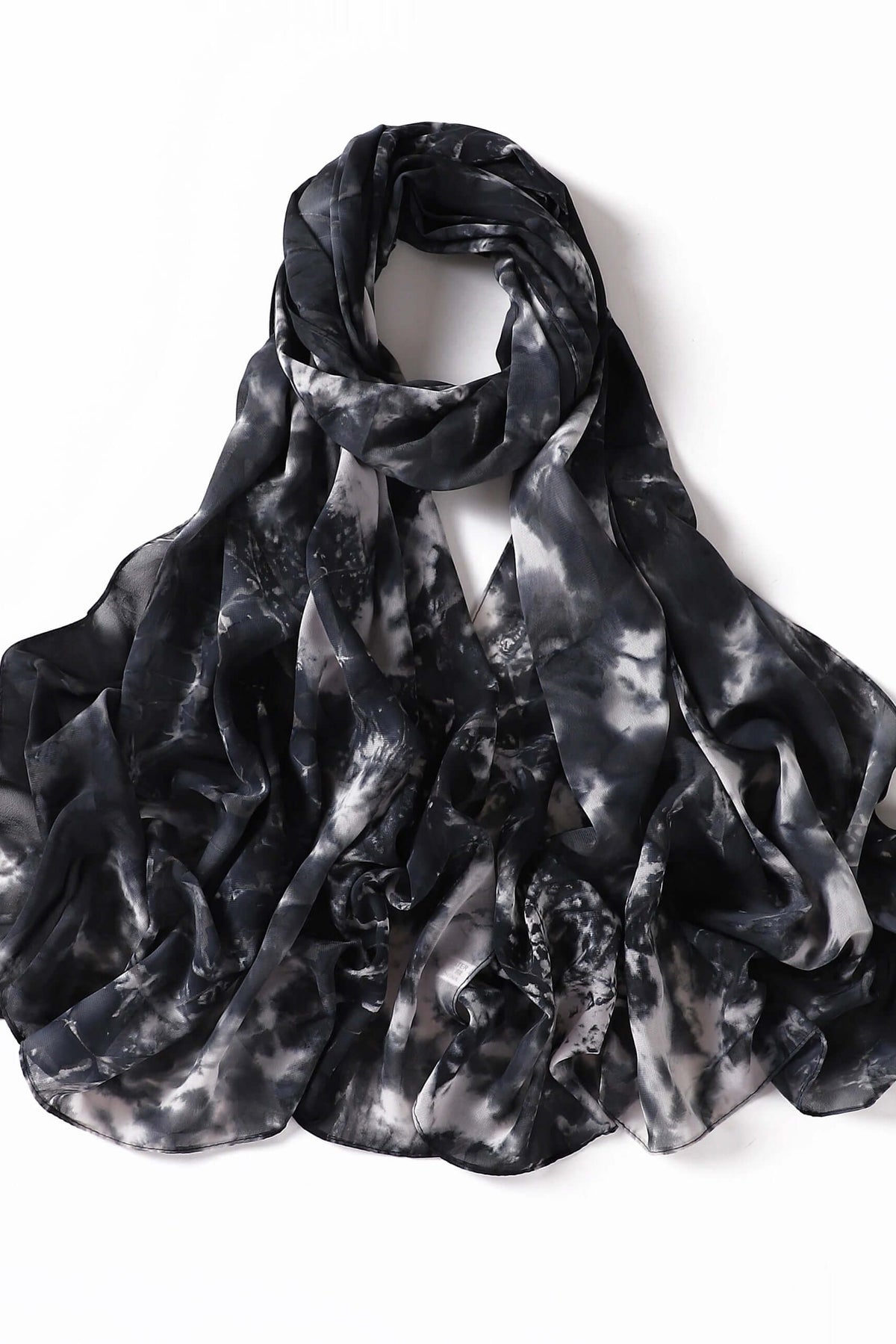 Beautiful chiffon Tie Dye Chiffon hijab Kabayare