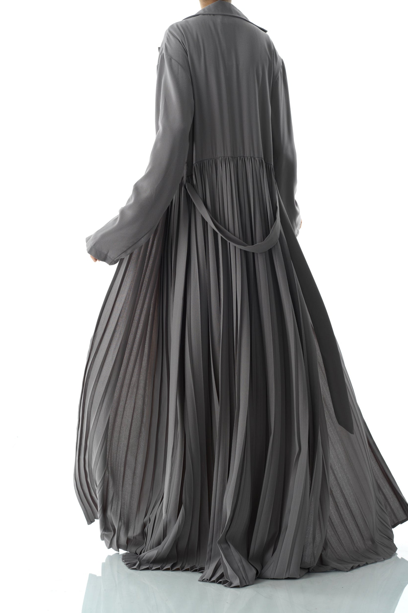 Beautiful Pleated jacket abaya Kabayare