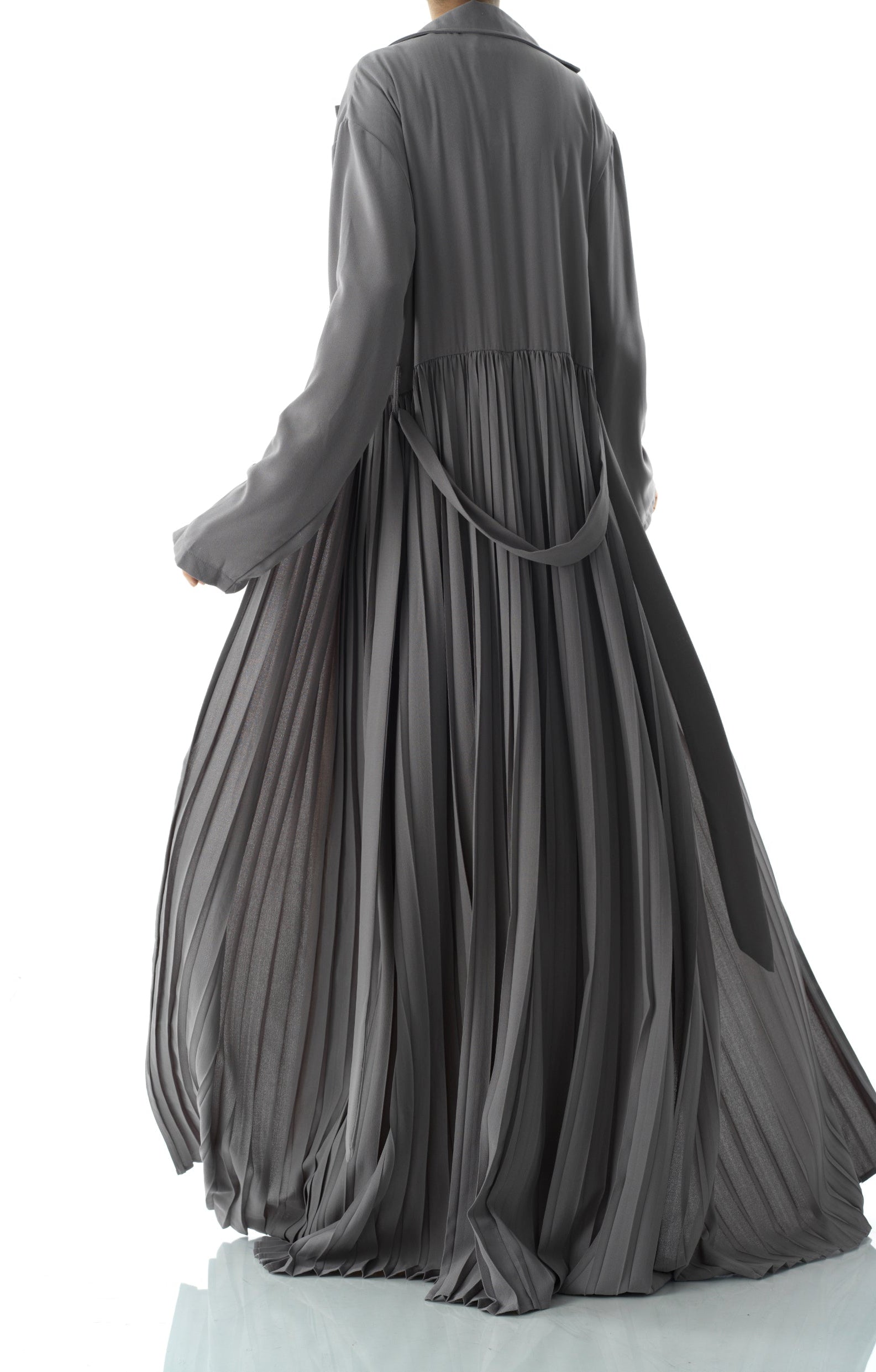 Beautiful Pleated jacket abaya Kabayare