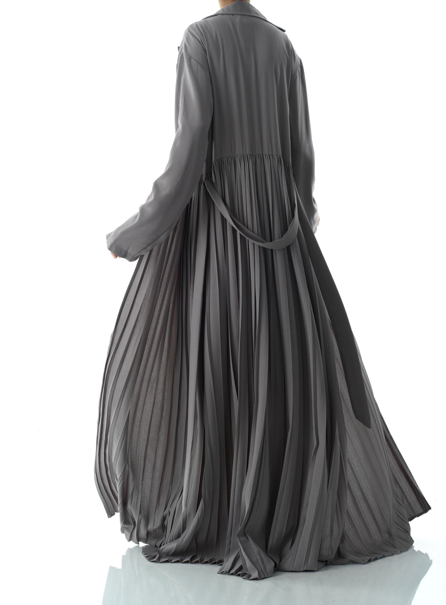 Beautiful Pleated jacket abaya Kabayare