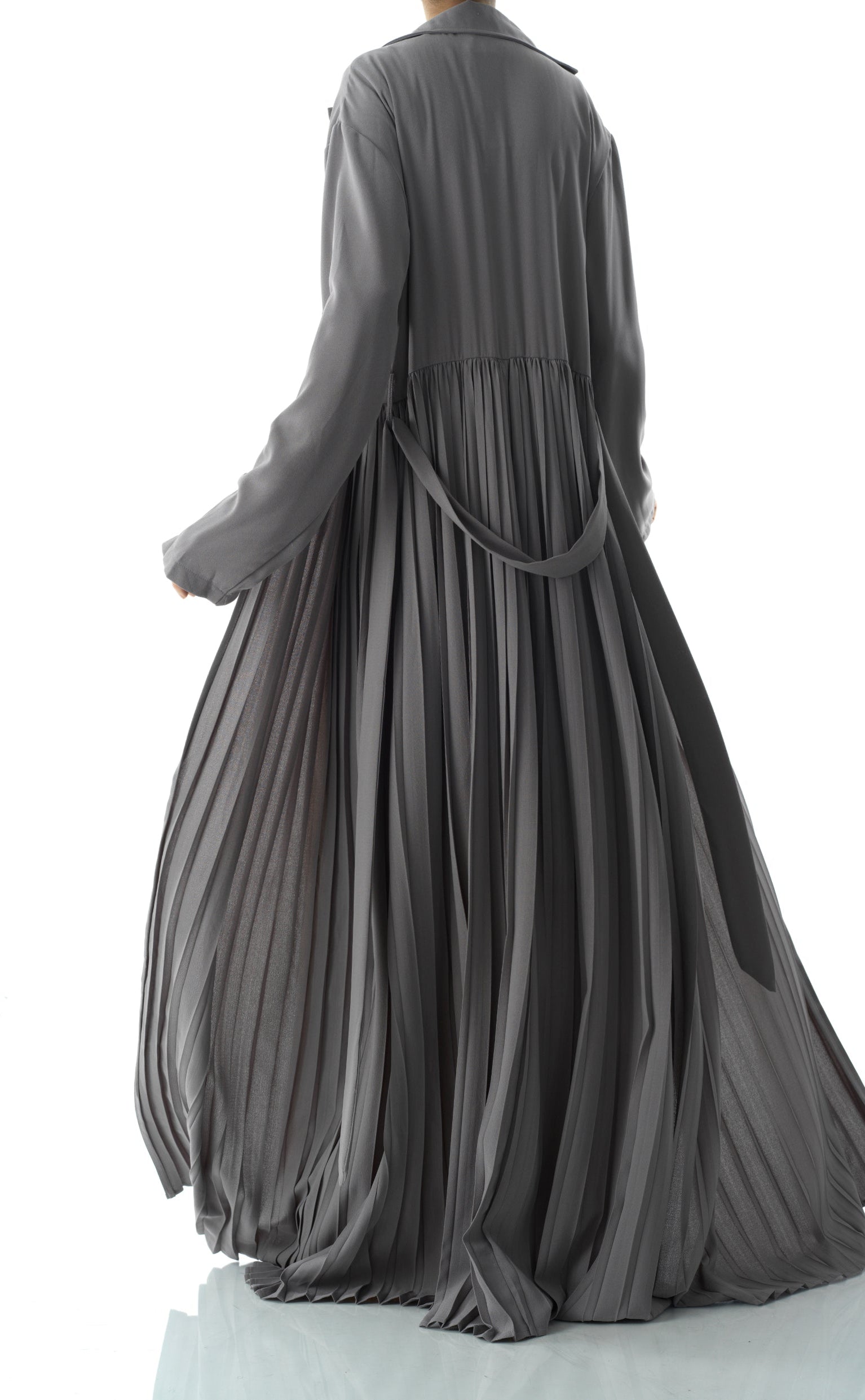 Beautiful Pleated jacket abaya Kabayare