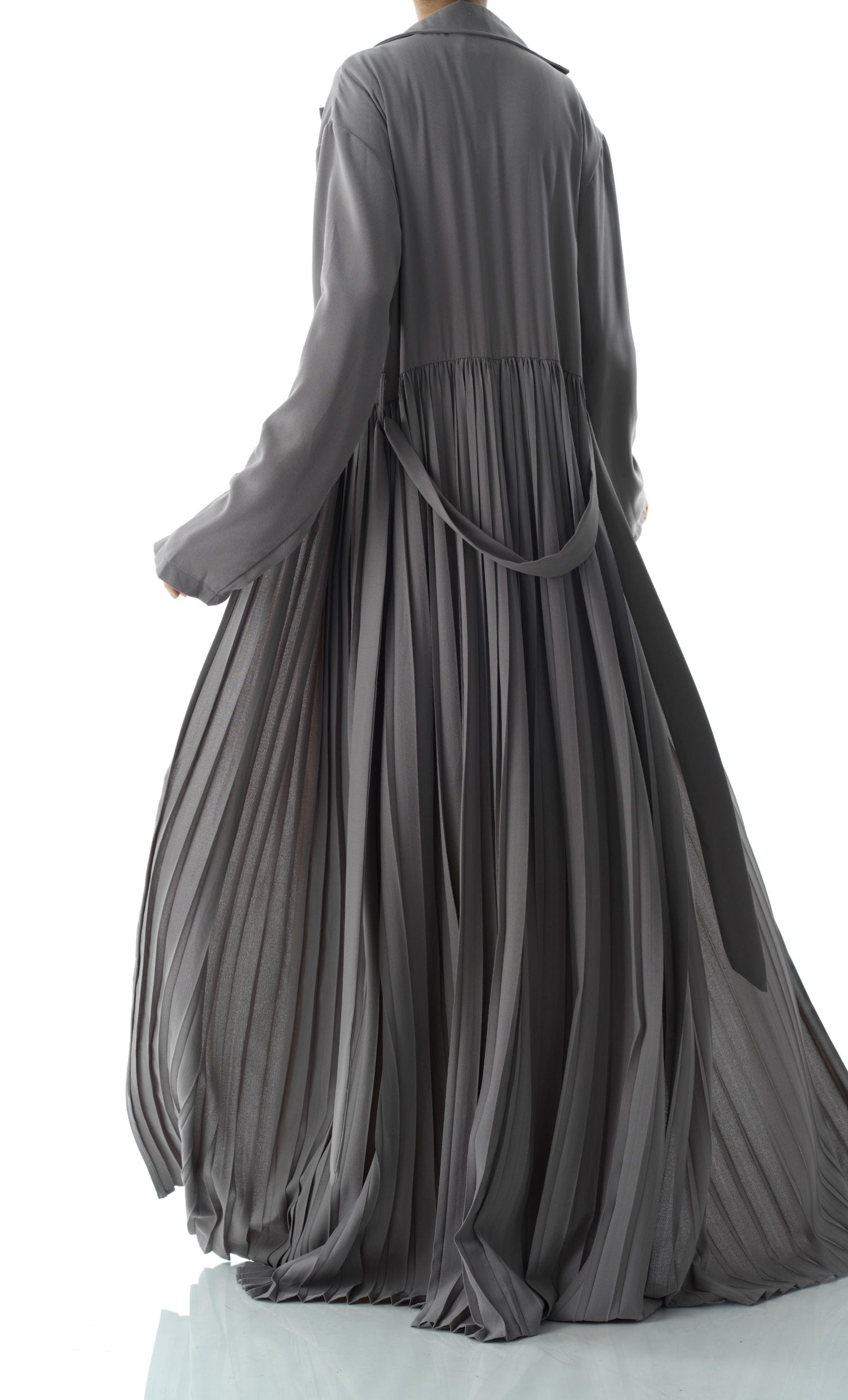 Beautiful Pleated jacket abaya Kabayare