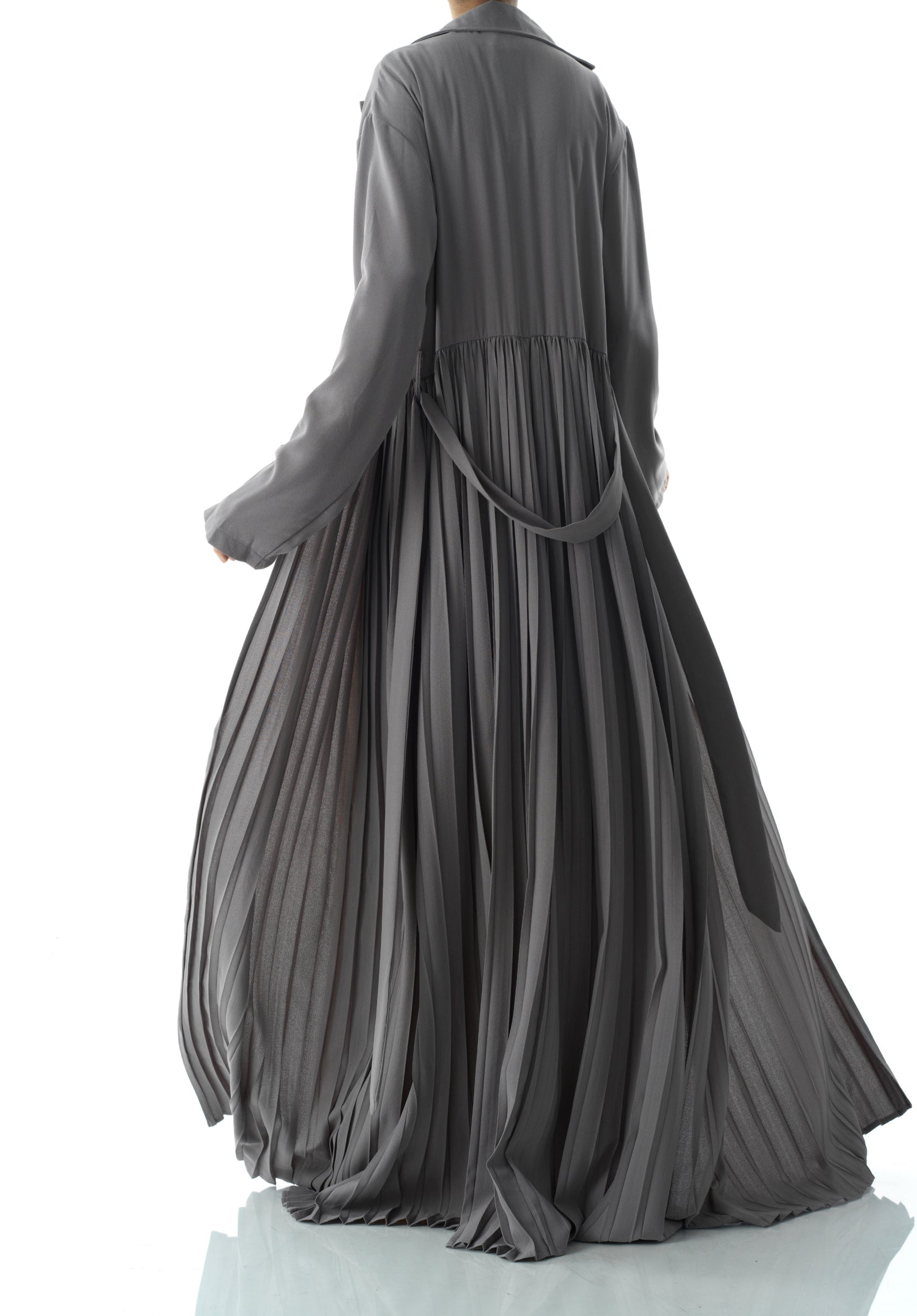 Beautiful Pleated jacket abaya Kabayare