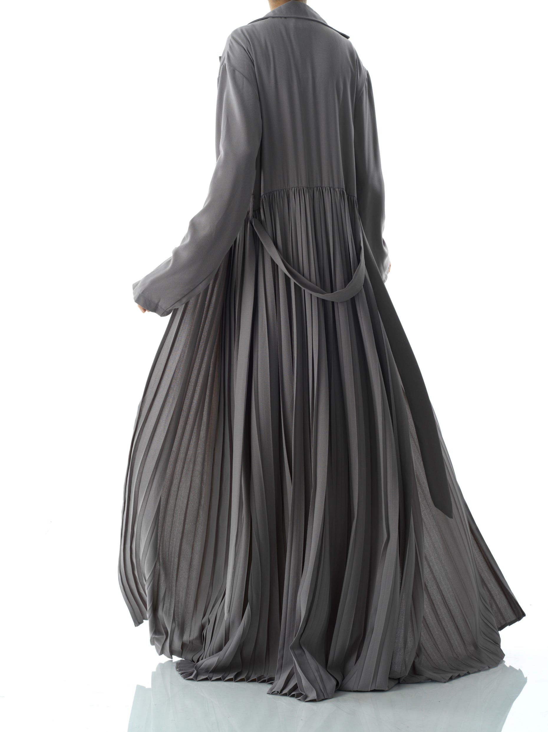 Beautiful Pleated jacket abaya Kabayare
