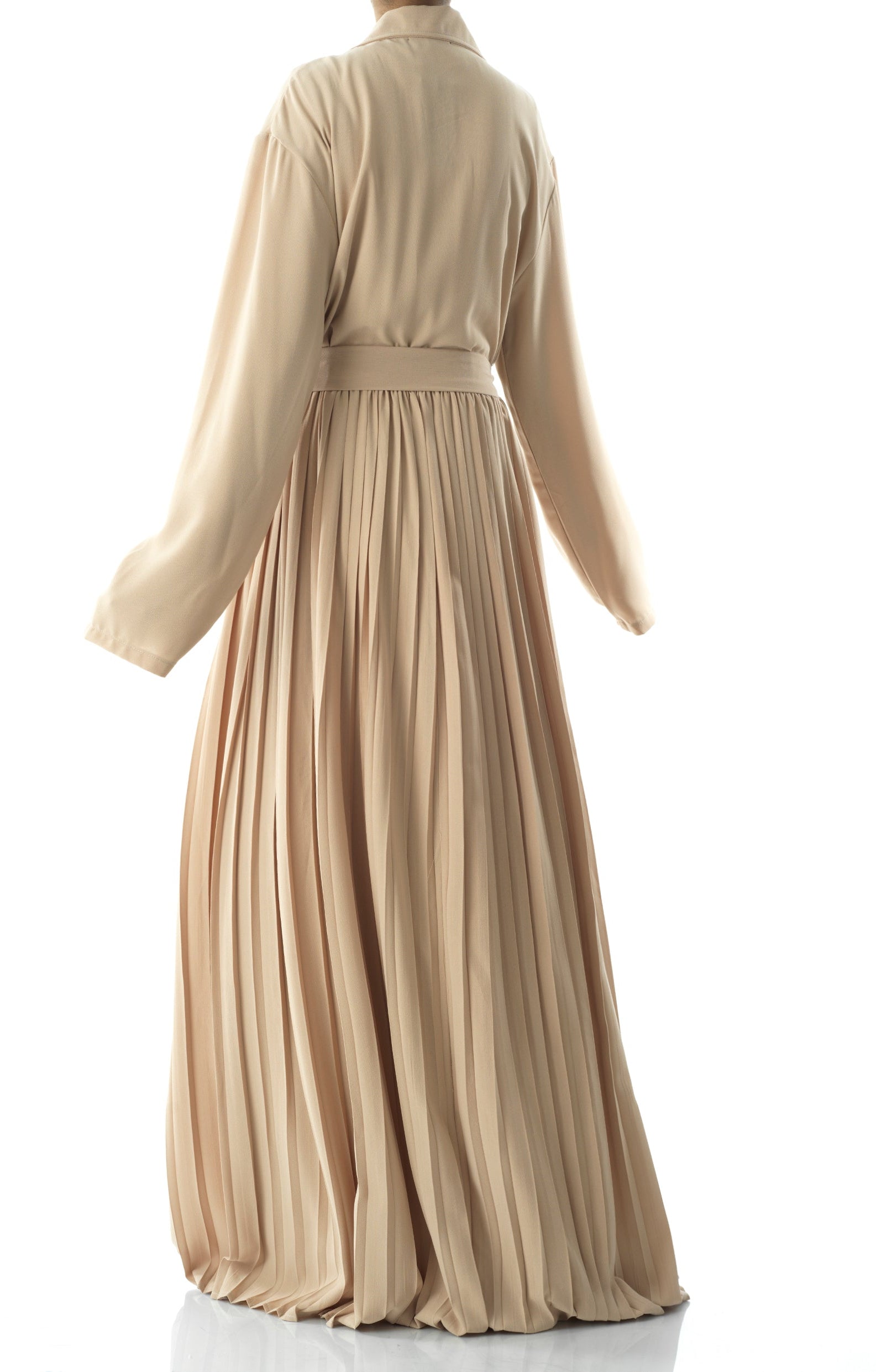 Beautiful Pleated jacket abaya Kabayare