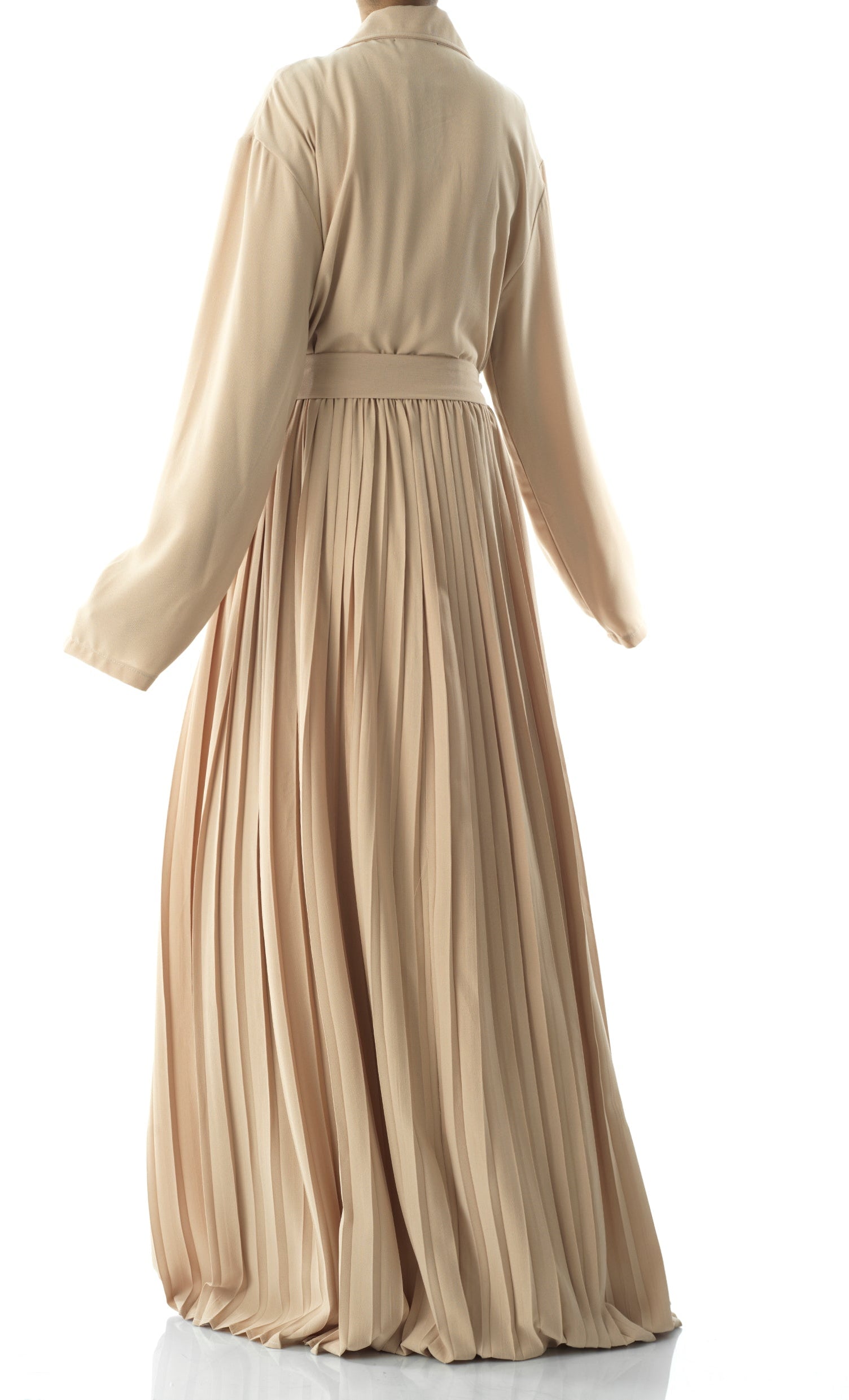 Beautiful Pleated jacket abaya Kabayare