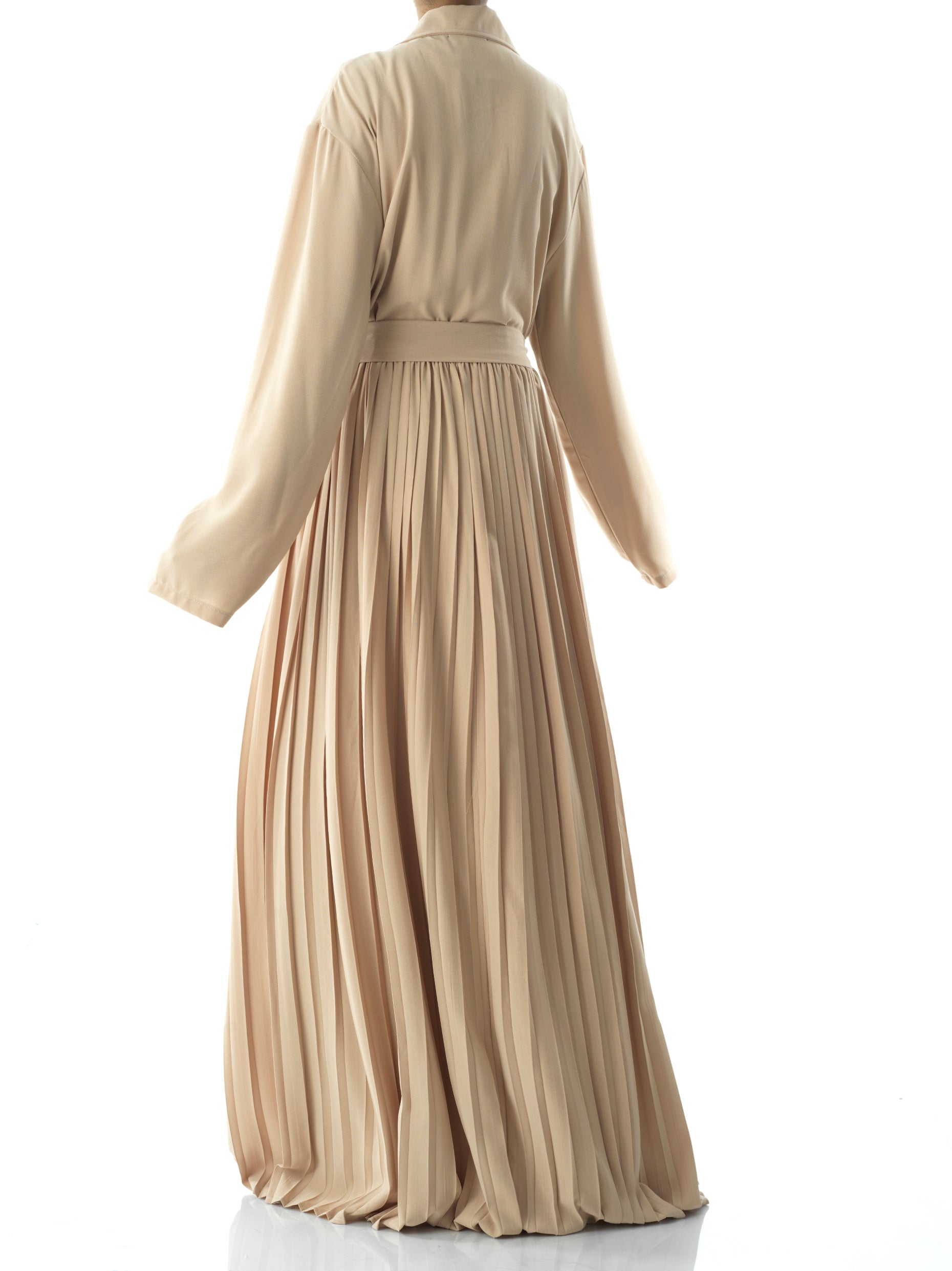 Beautiful Pleated jacket abaya Kabayare