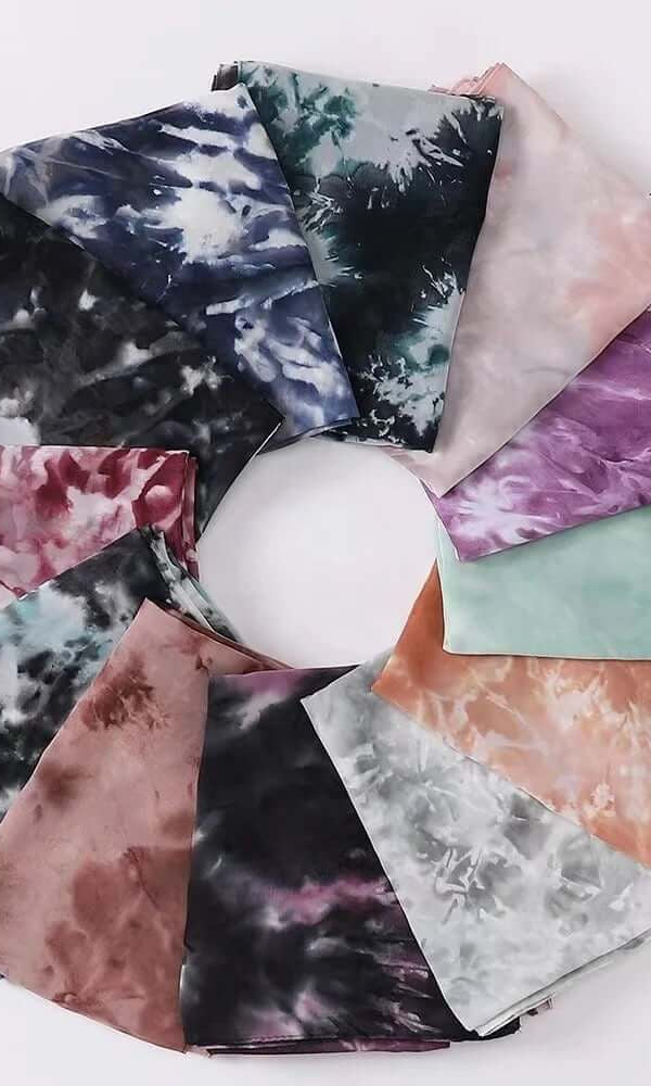 Beautiful Tie Dye Chiffon hijab Kabayare