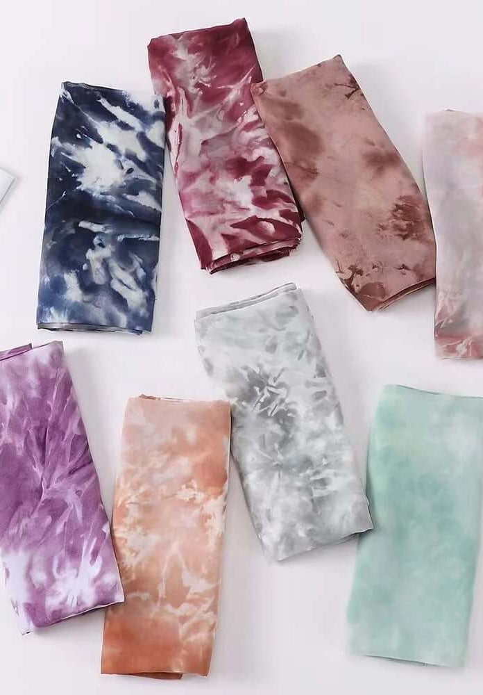 Beautiful Tie Dye Chiffon hijab Kabayare
