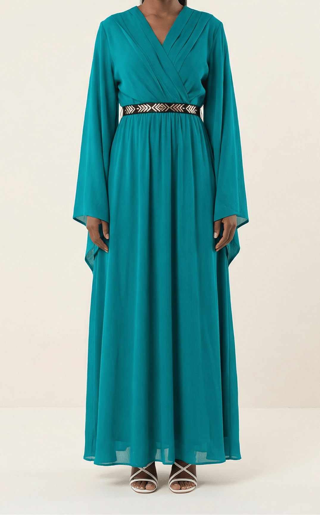 Bell sleeve ballerina maxi dress Kabayare