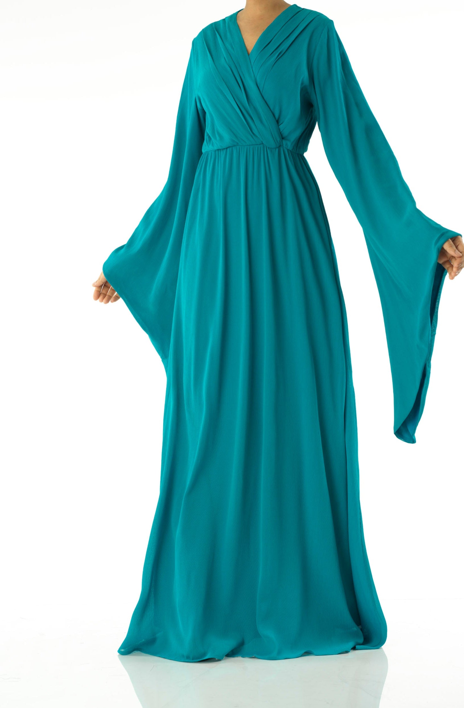 Bell sleeve ballerina maxi dress Kabayare
