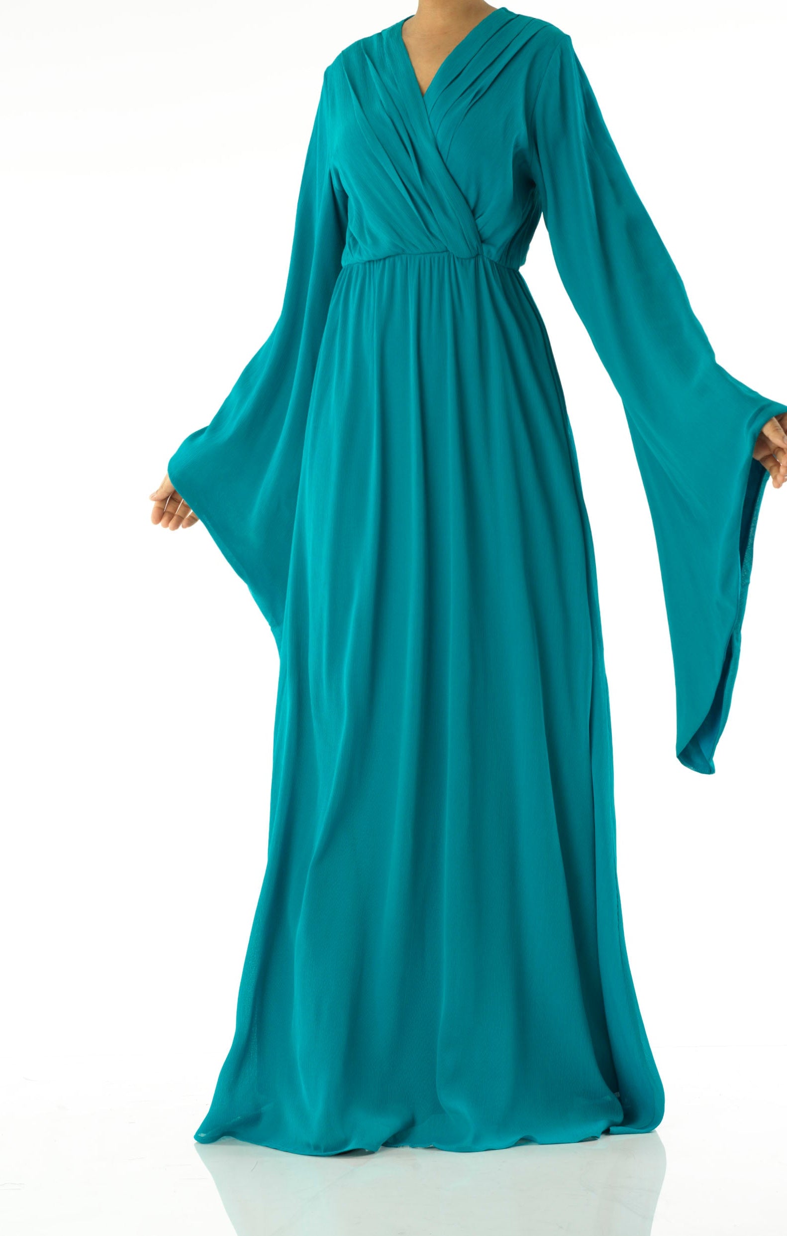 Bell sleeve ballerina maxi dress Kabayare