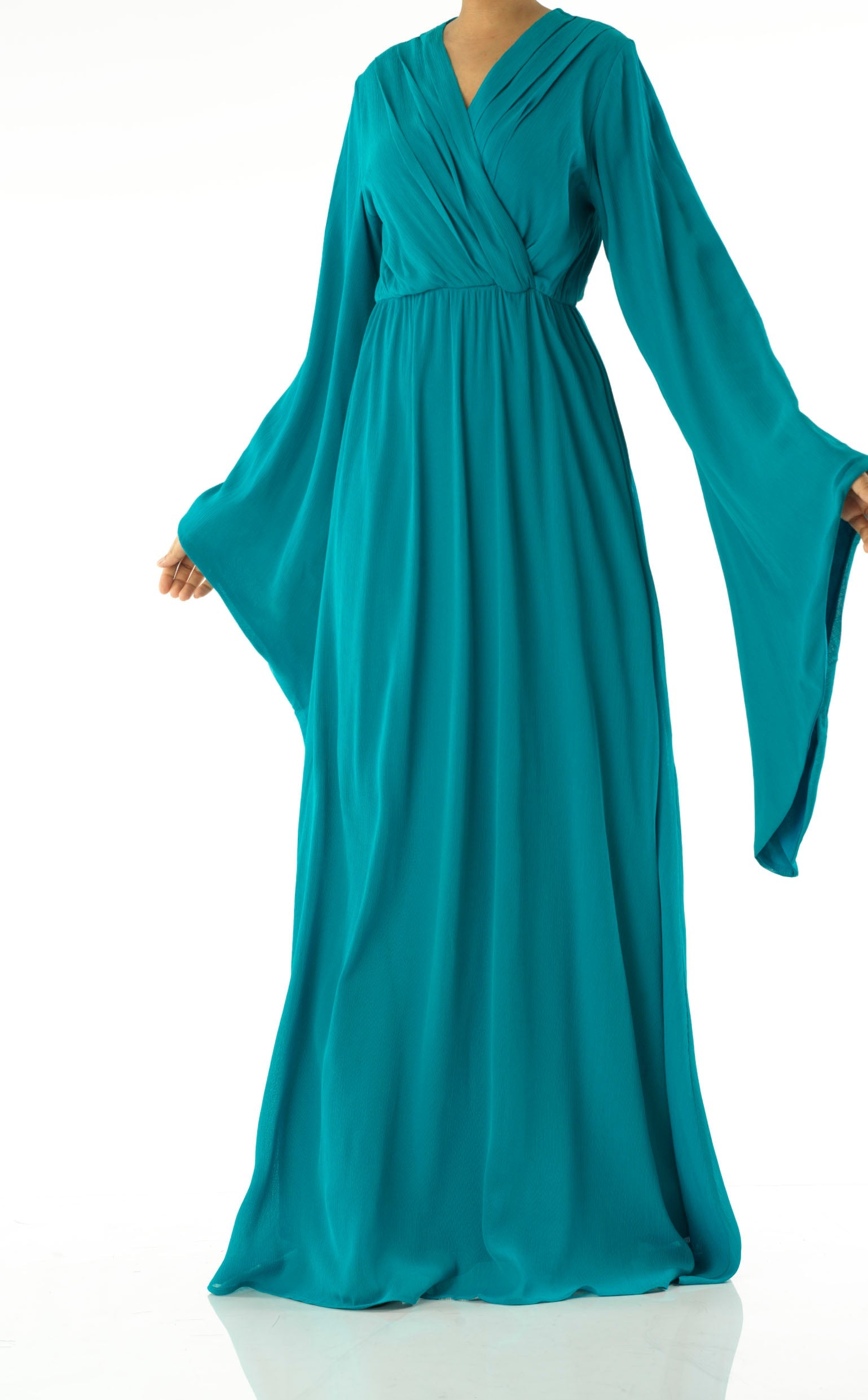 Bell sleeve ballerina maxi dress Kabayare