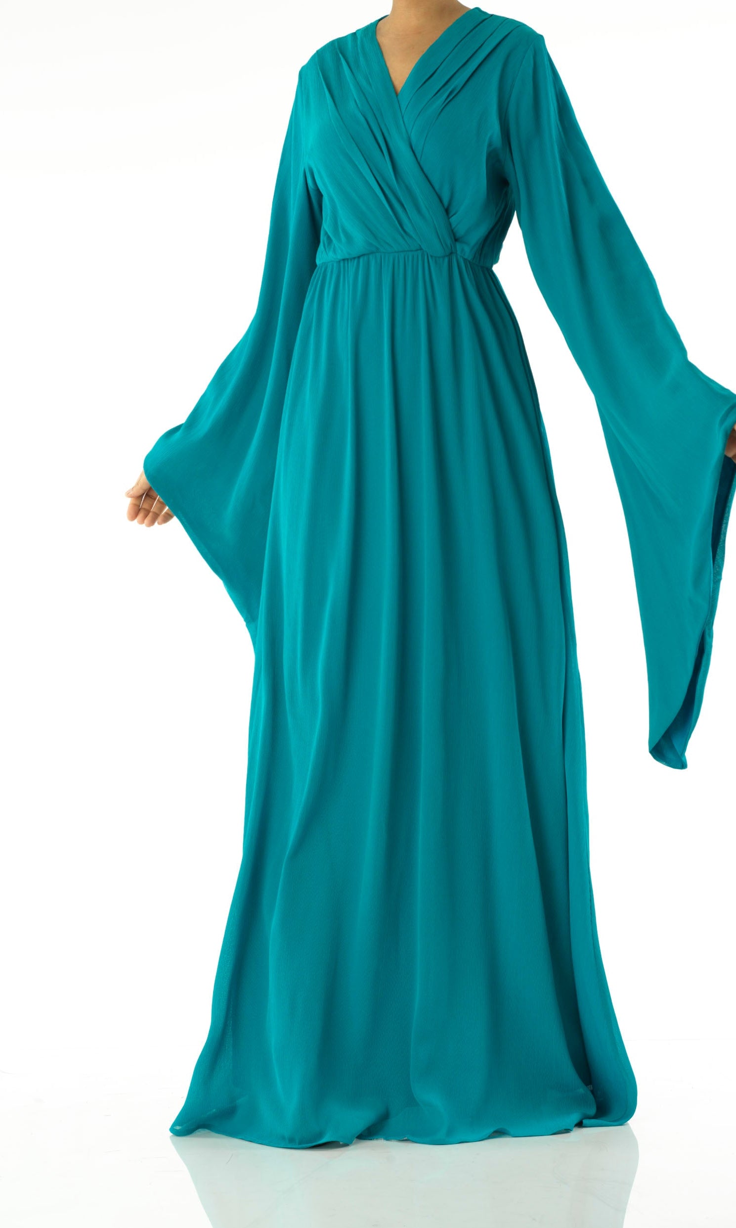 Bell sleeve ballerina maxi dress Kabayare