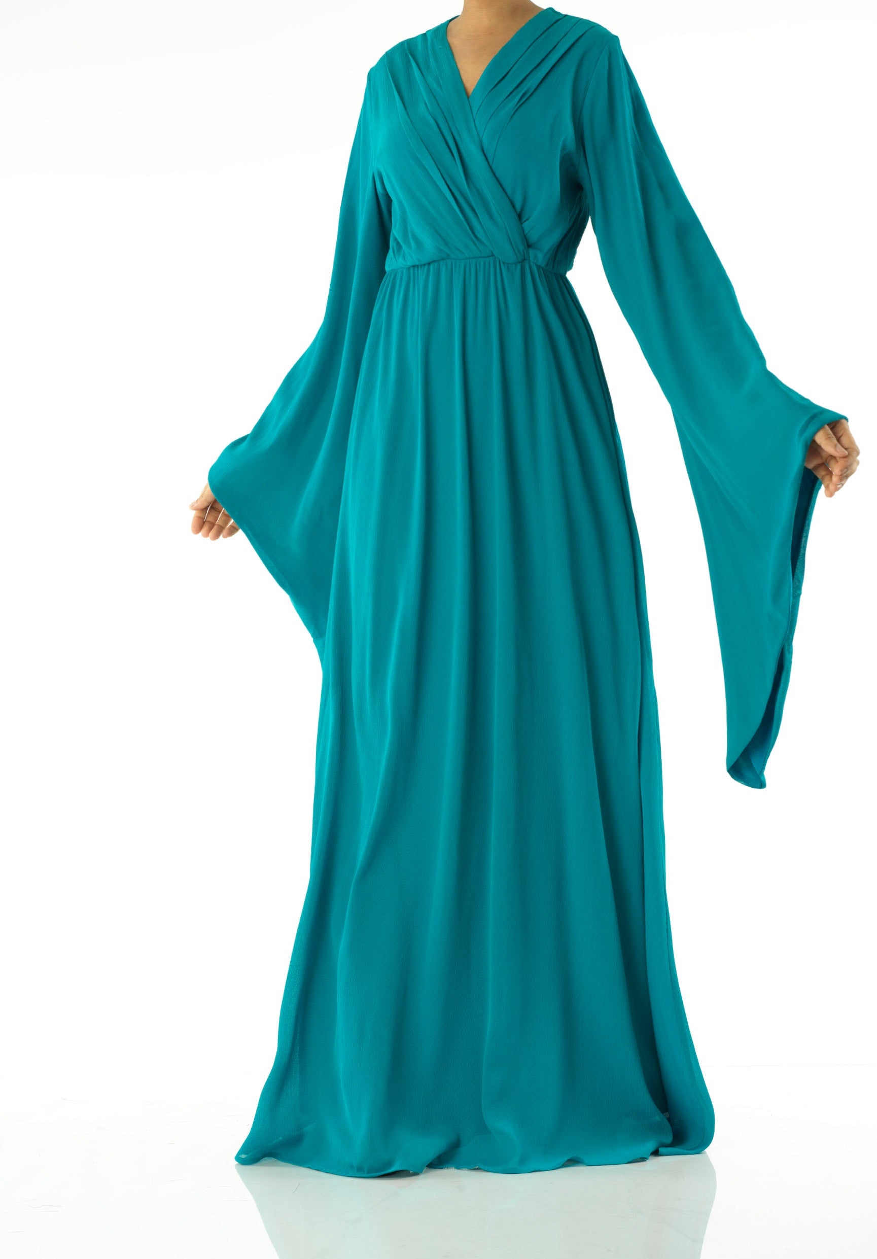 Bell sleeve ballerina maxi dress Kabayare