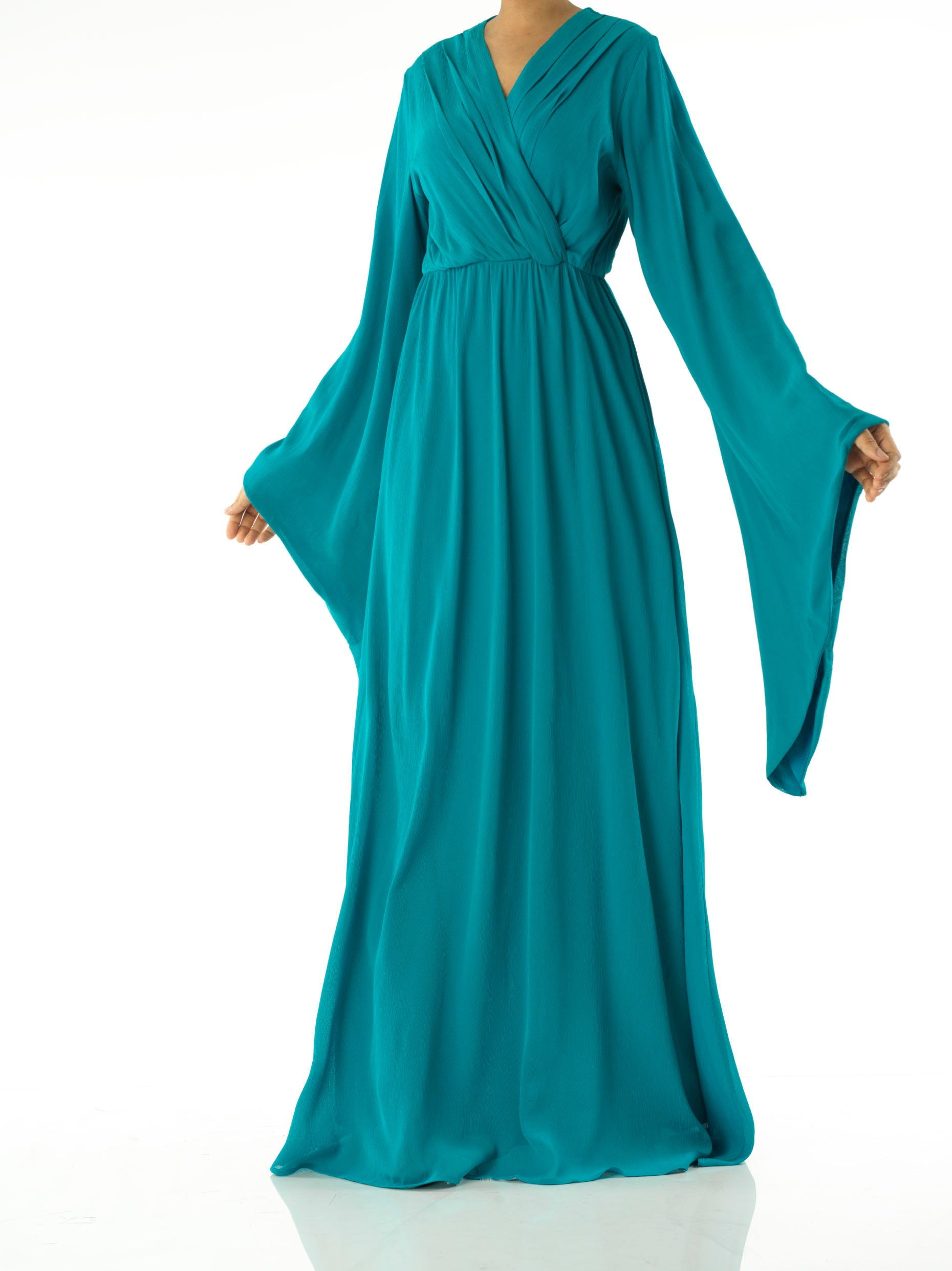 Bell sleeve ballerina maxi dress Kabayare