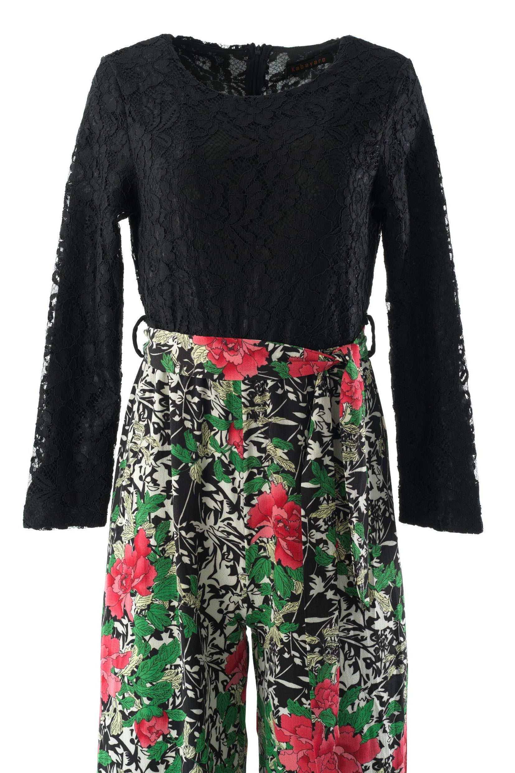 Black floral jumpsuits Kabayare