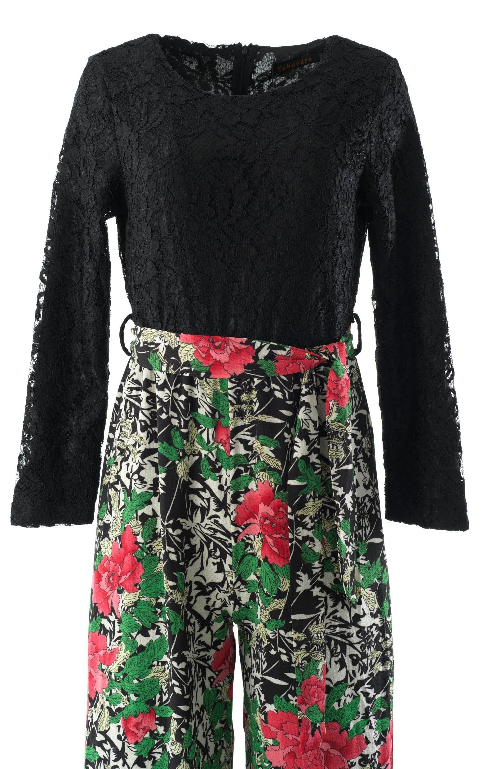 Black floral jumpsuits Kabayare