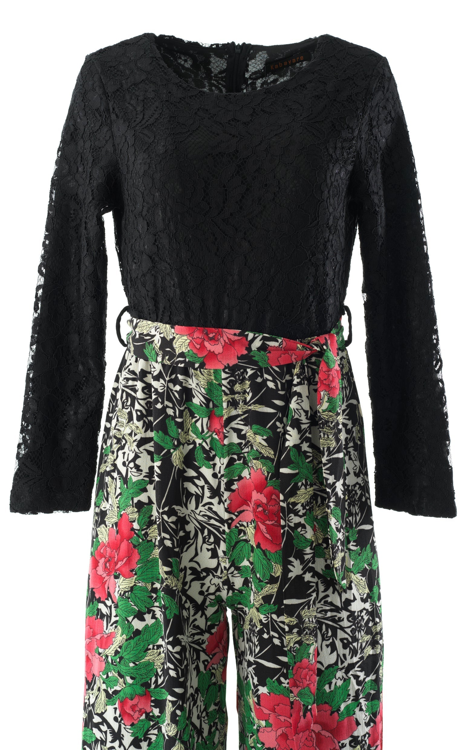 Black floral jumpsuits Kabayare