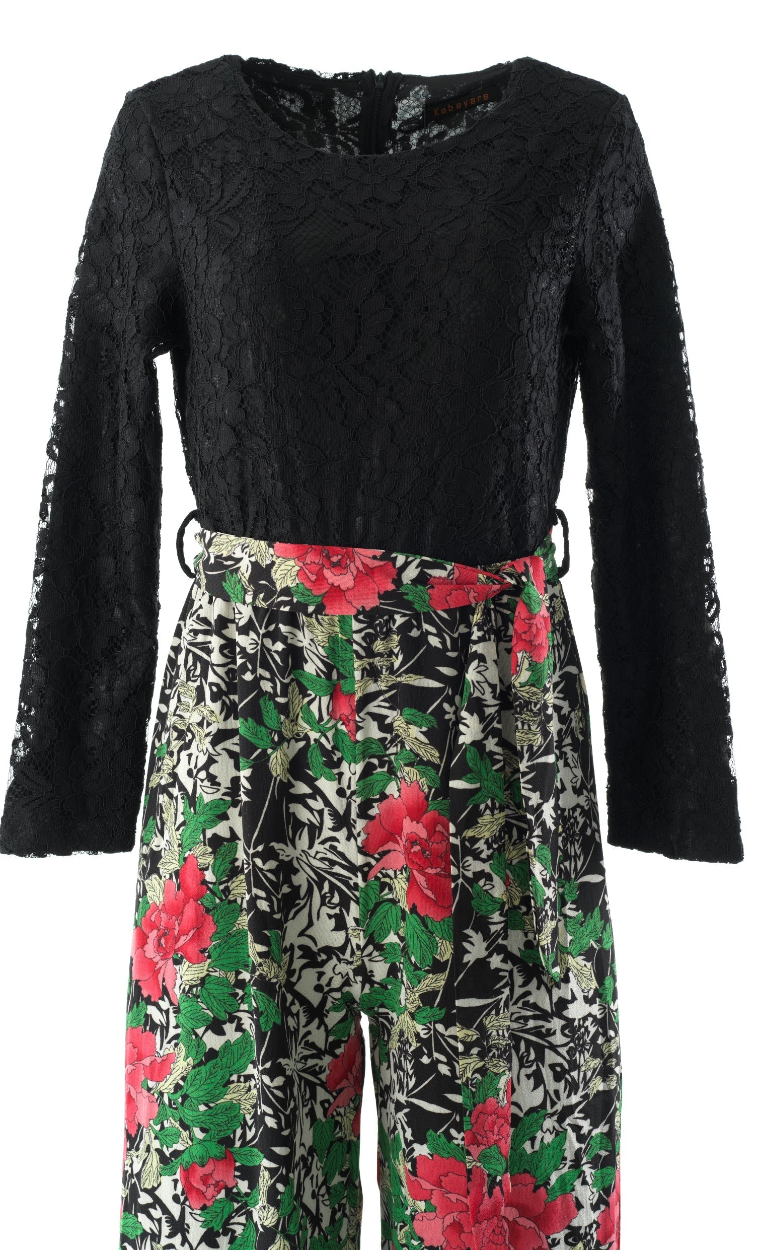 Black floral jumpsuits Kabayare