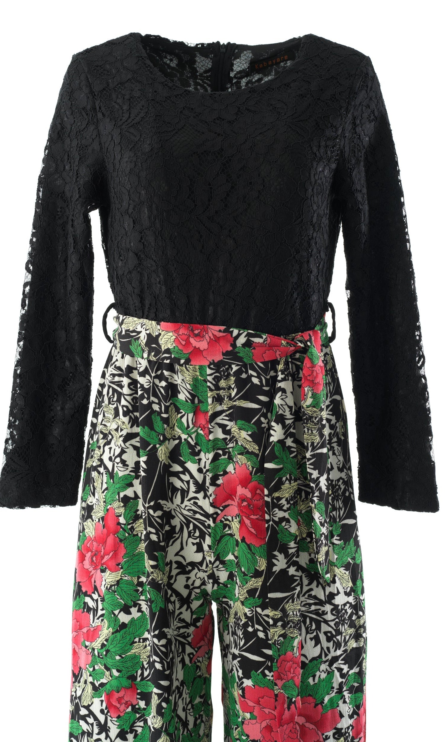 Black floral jumpsuits Kabayare