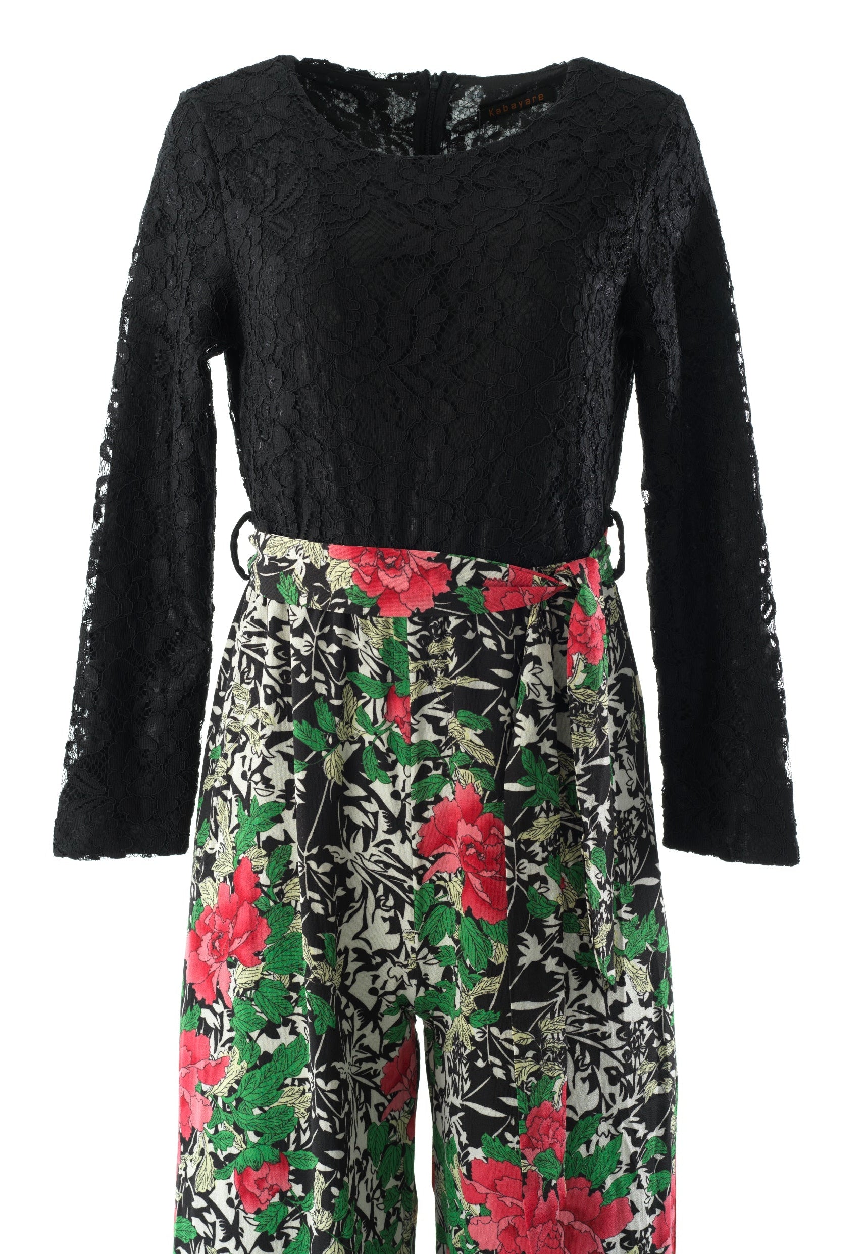 Black floral jumpsuits Kabayare