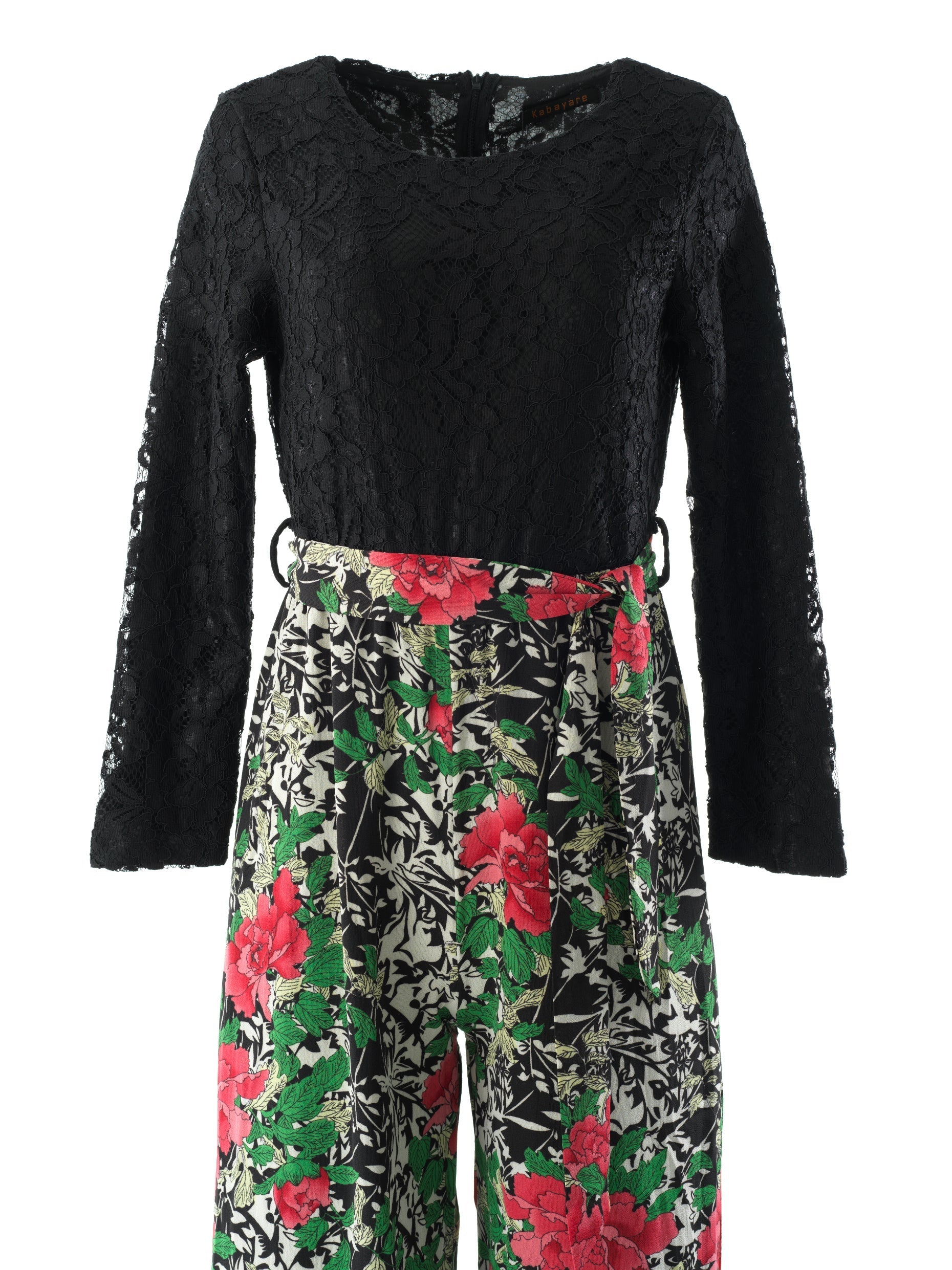 Black floral jumpsuits Kabayare