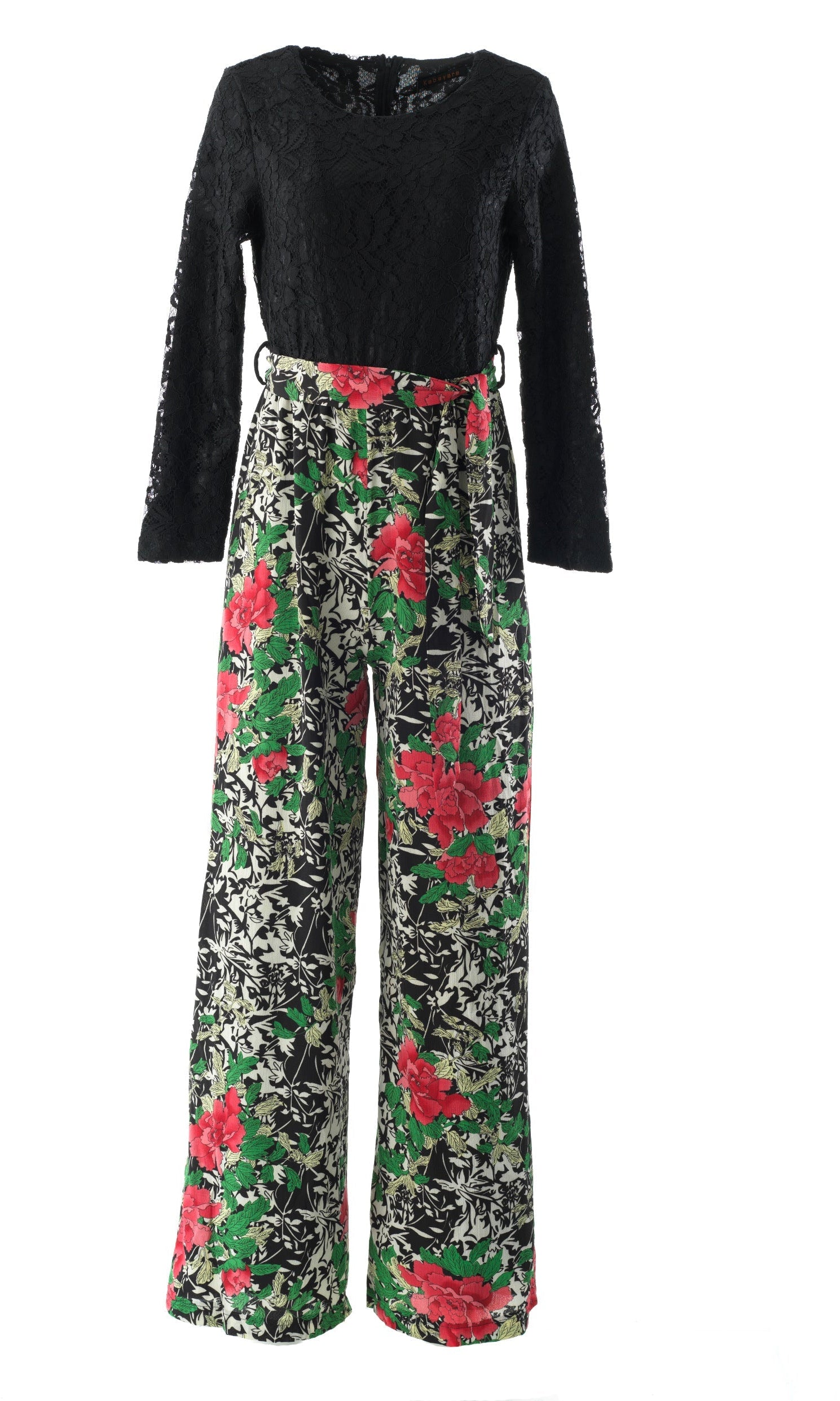 Black floral jumpsuits Kabayare