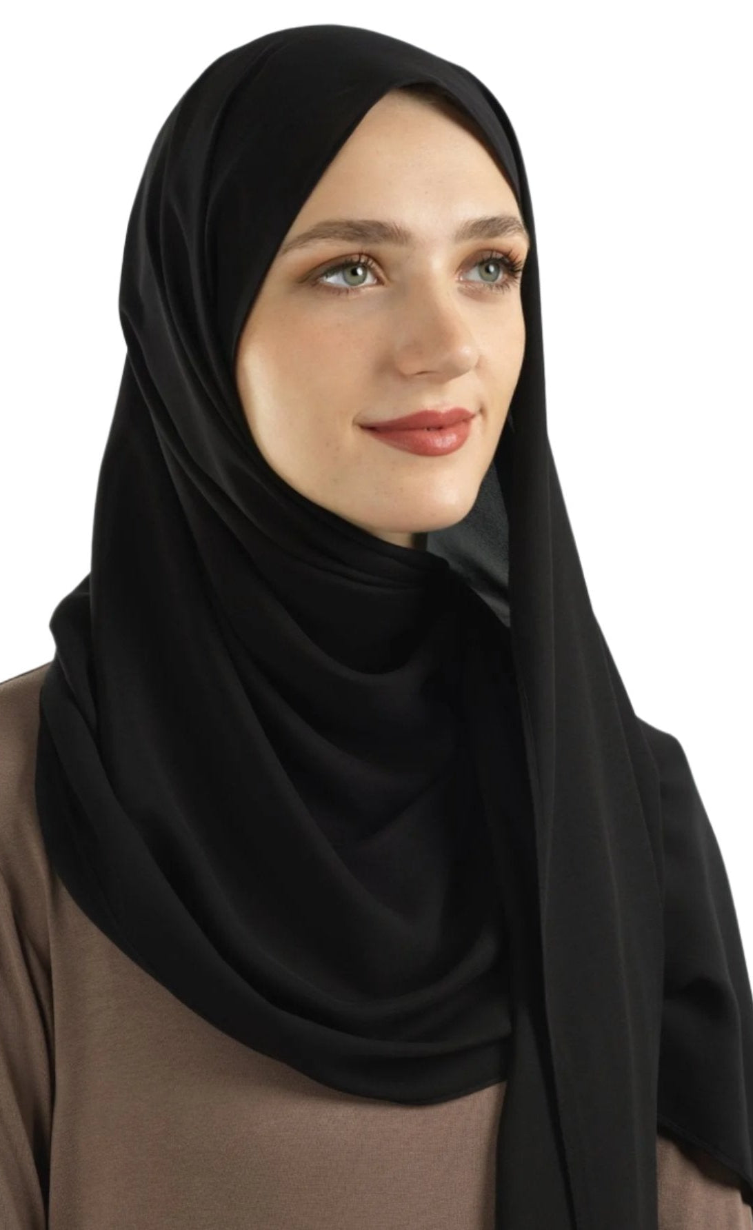 Black Korean Nida hijab Kabayare