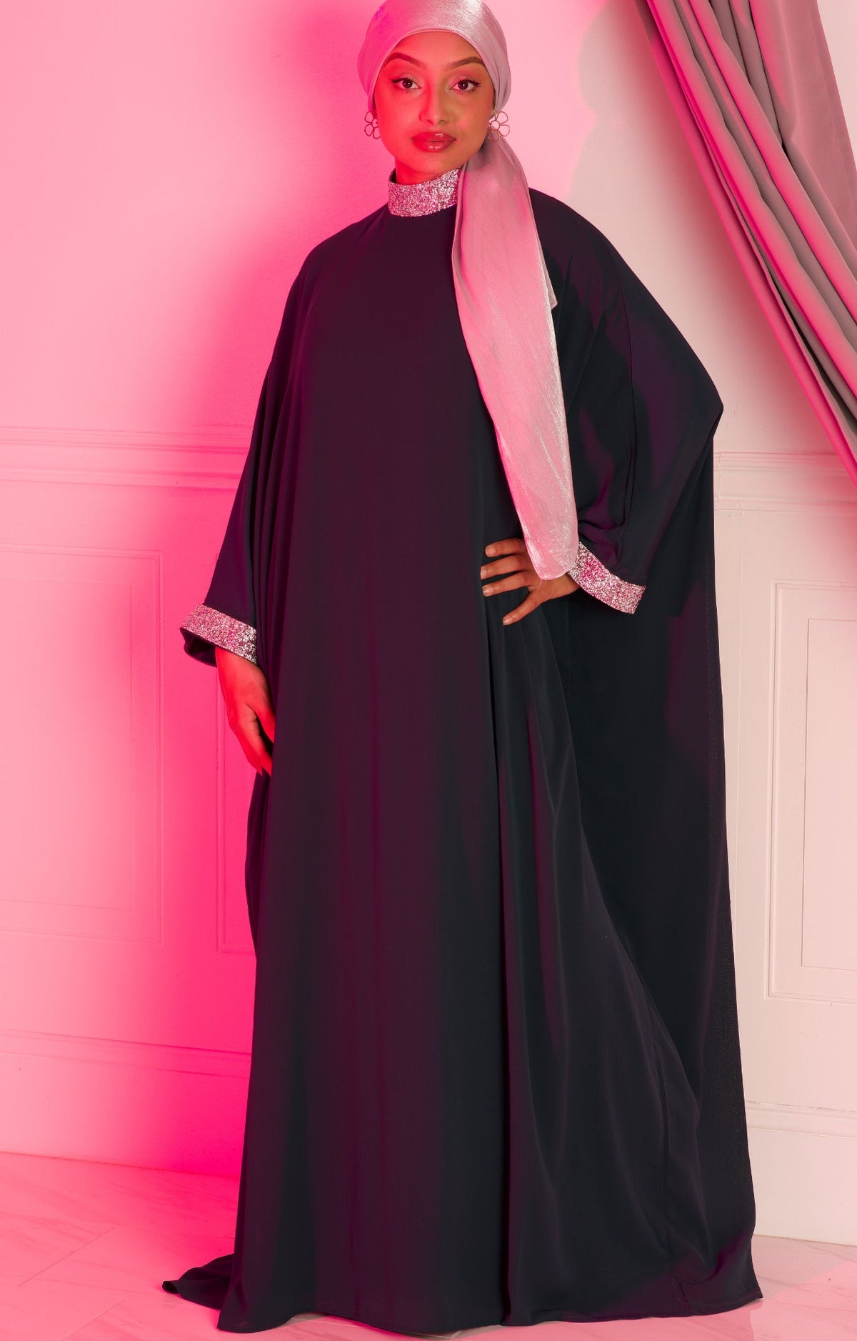 Black luxurious kaftan dress Kabayare