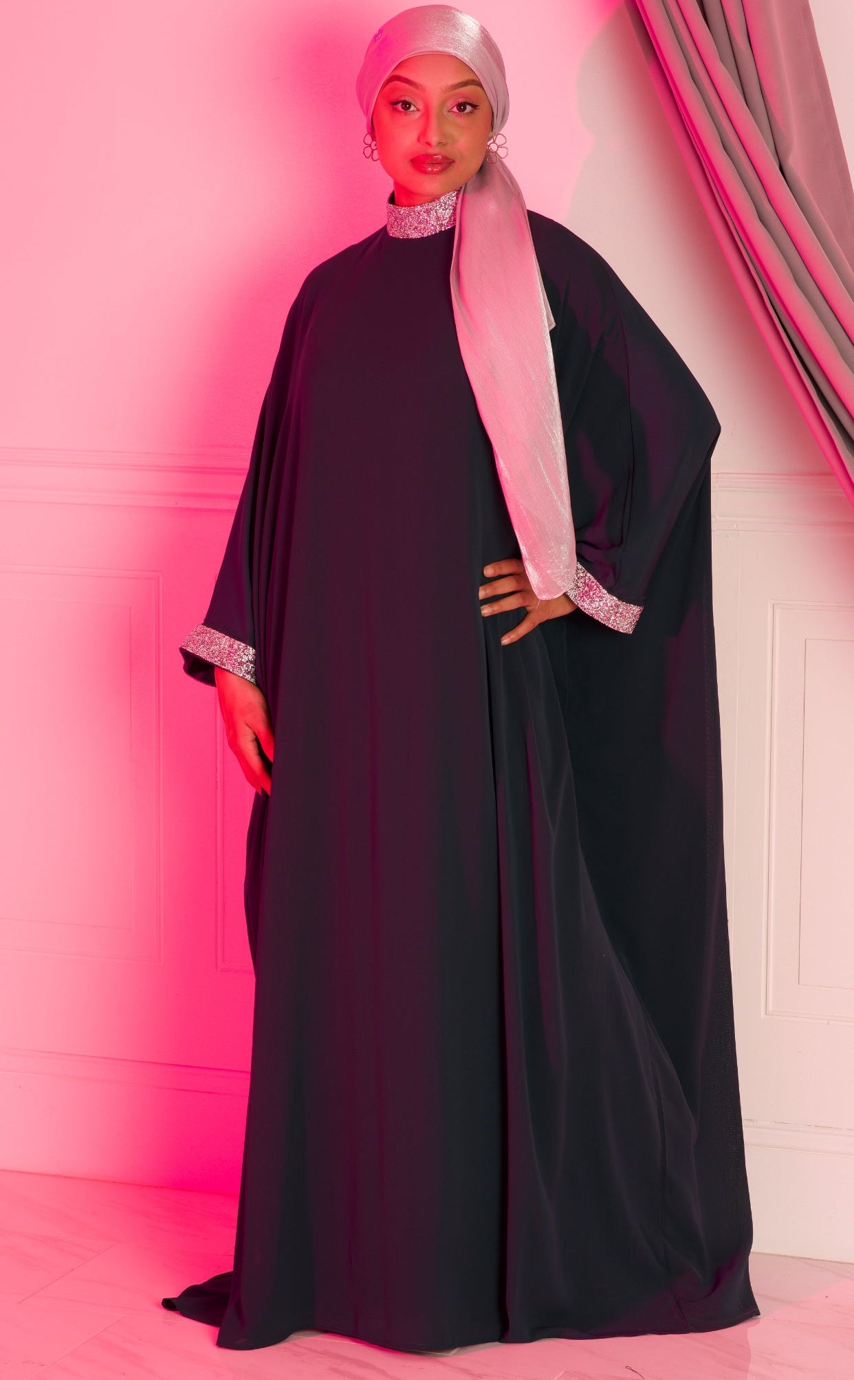 Black luxurious kaftan dress Kabayare