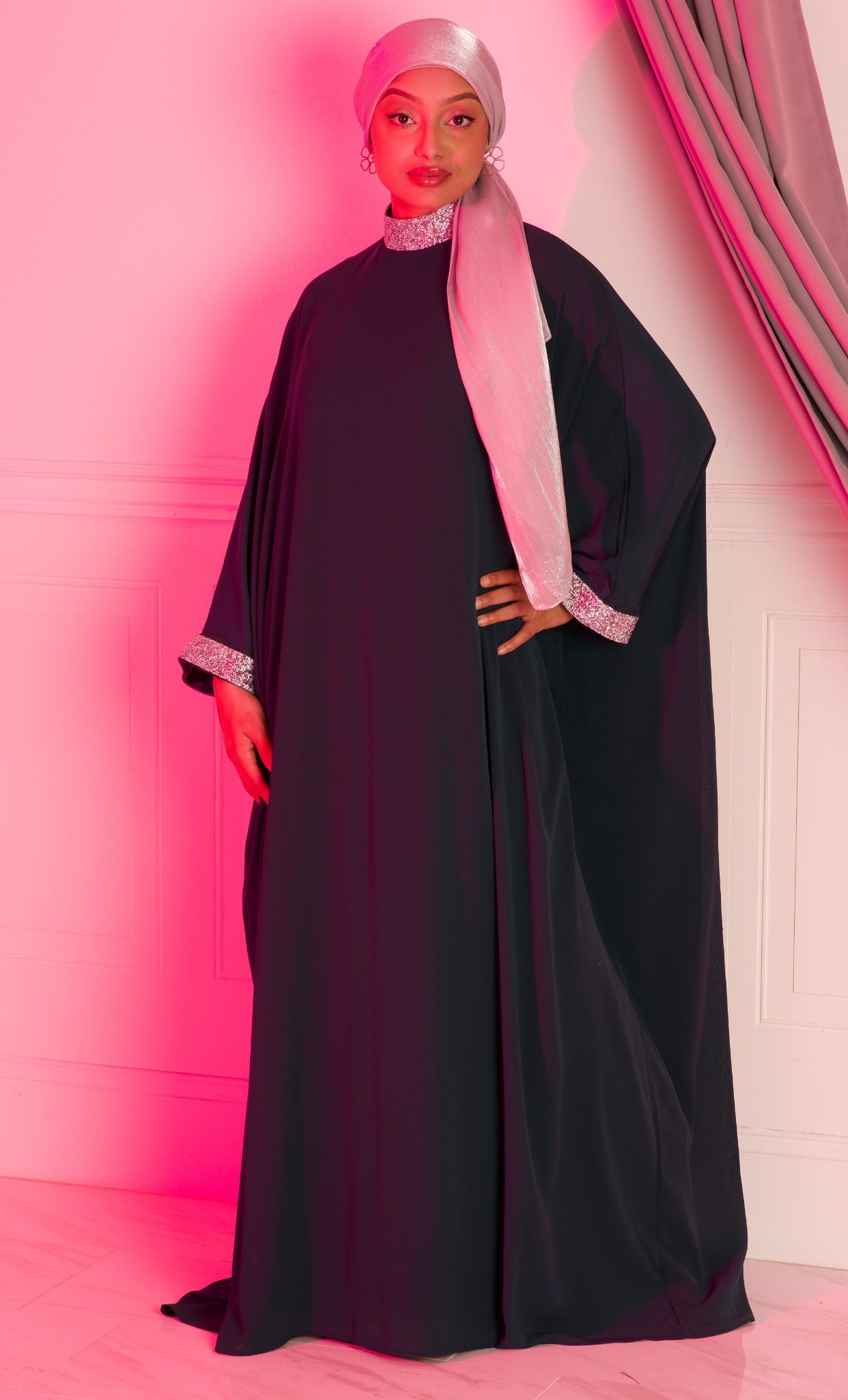 Black luxurious kaftan dress Kabayare