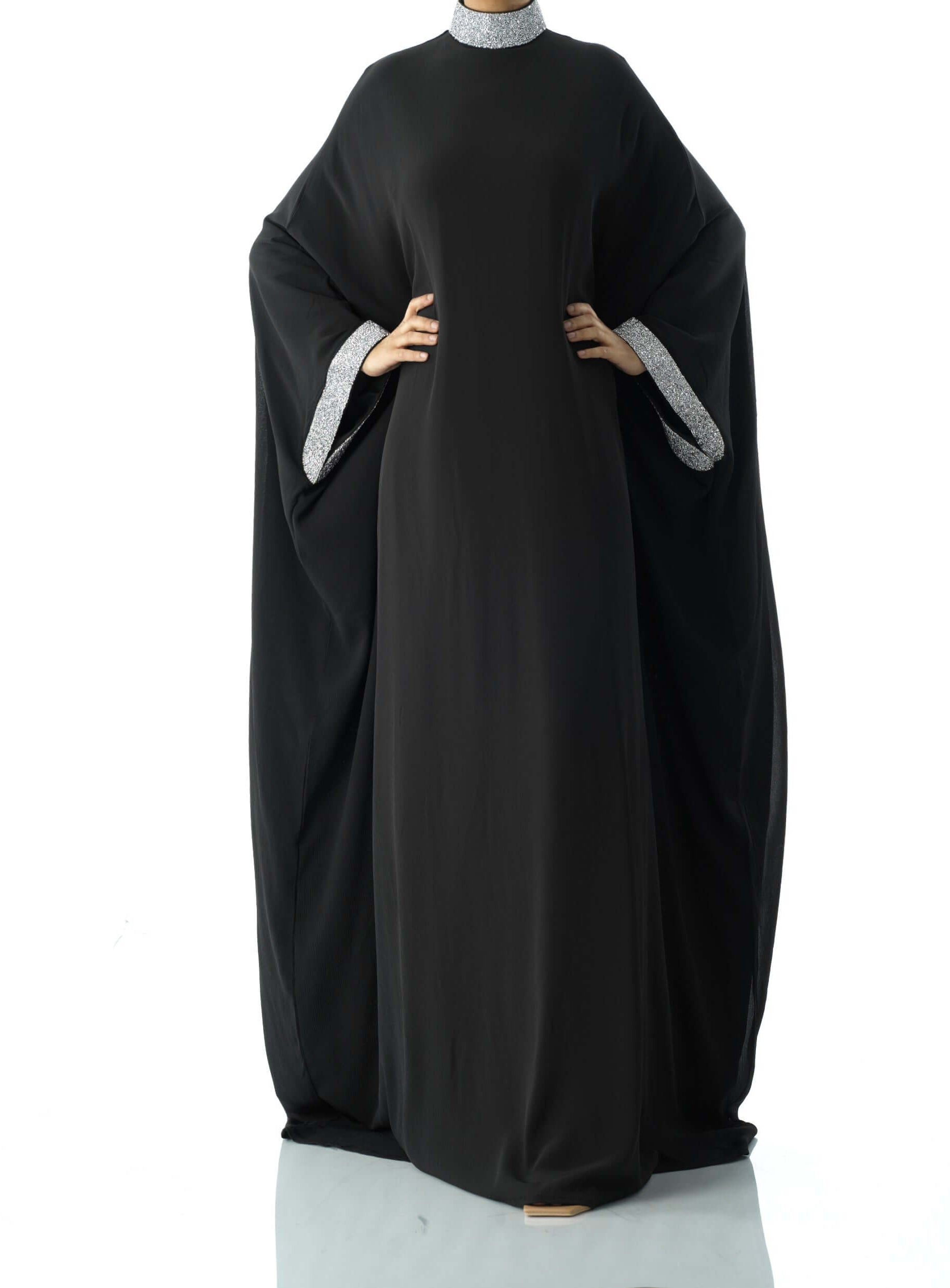 Black luxurious kaftan dress Kabayare