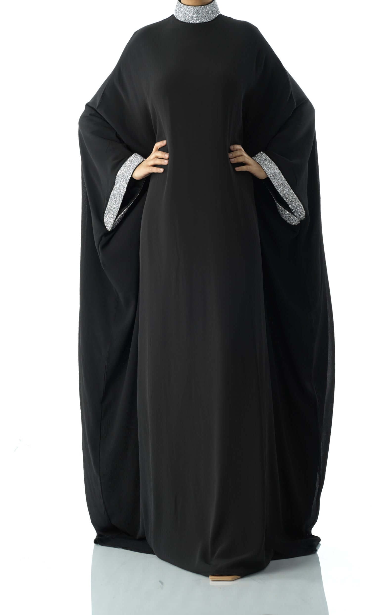 Black luxurious kaftan dress Kabayare
