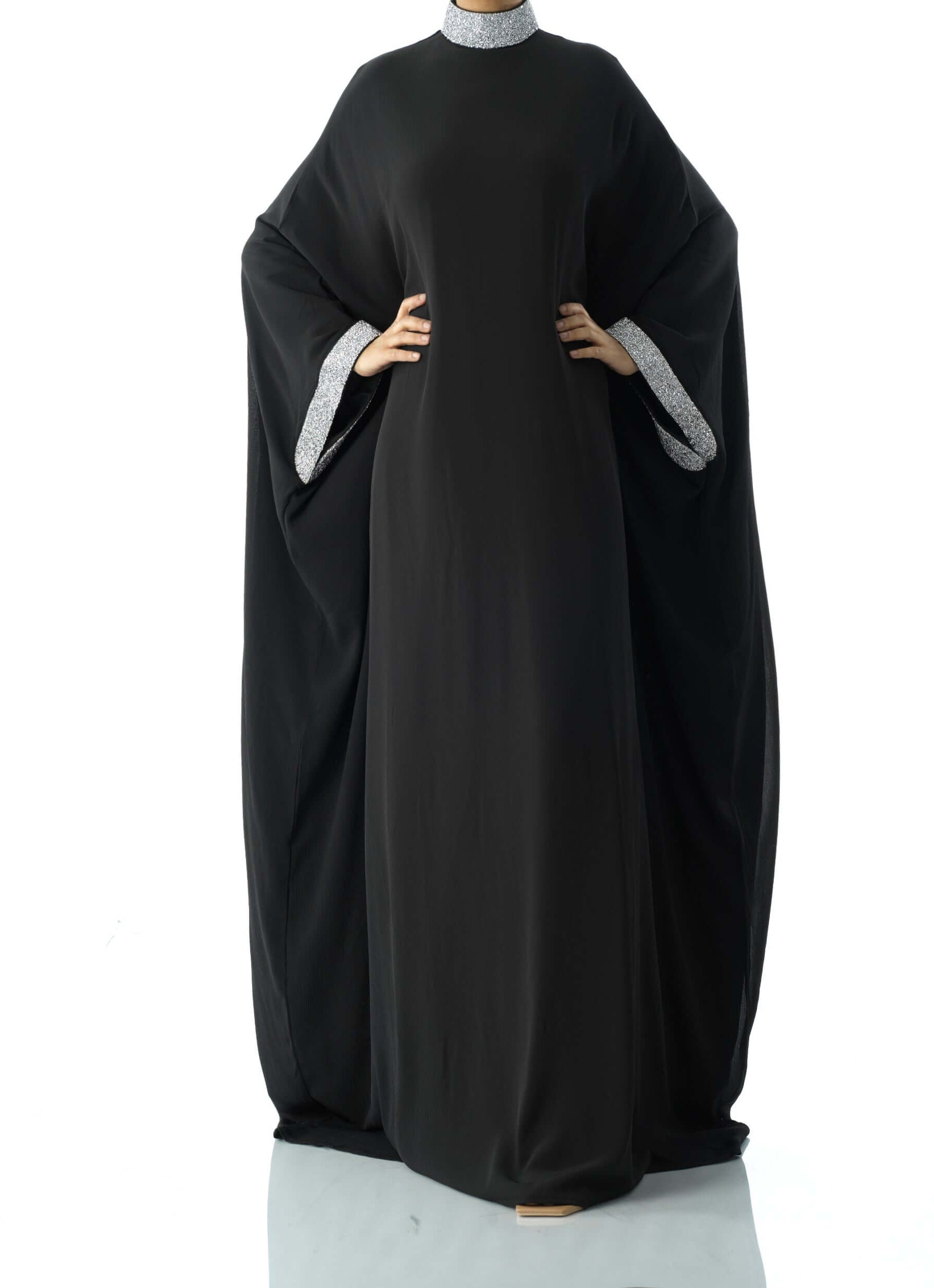 Black luxurious kaftan dress Kabayare