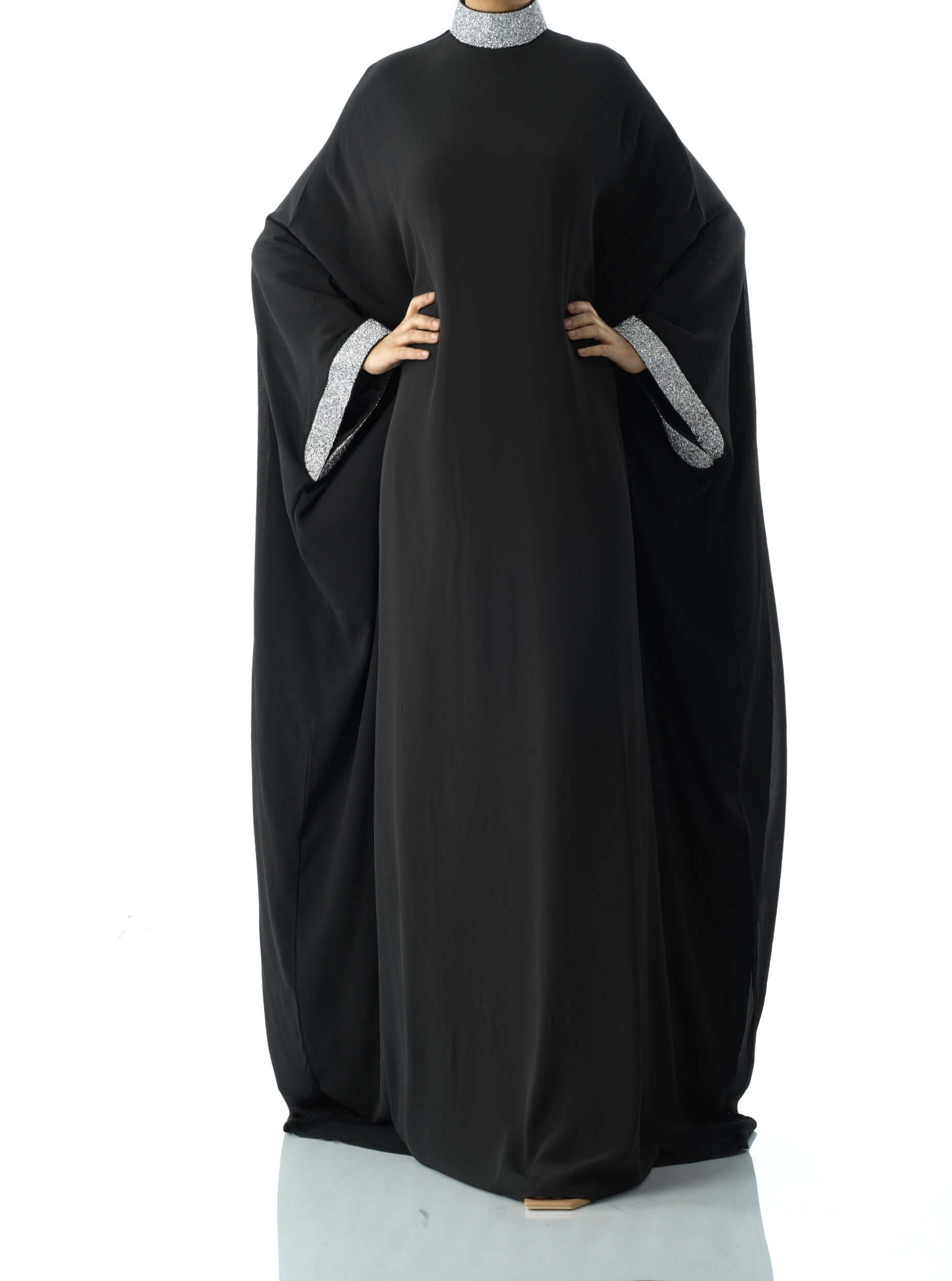 Black luxurious kaftan dress Kabayare