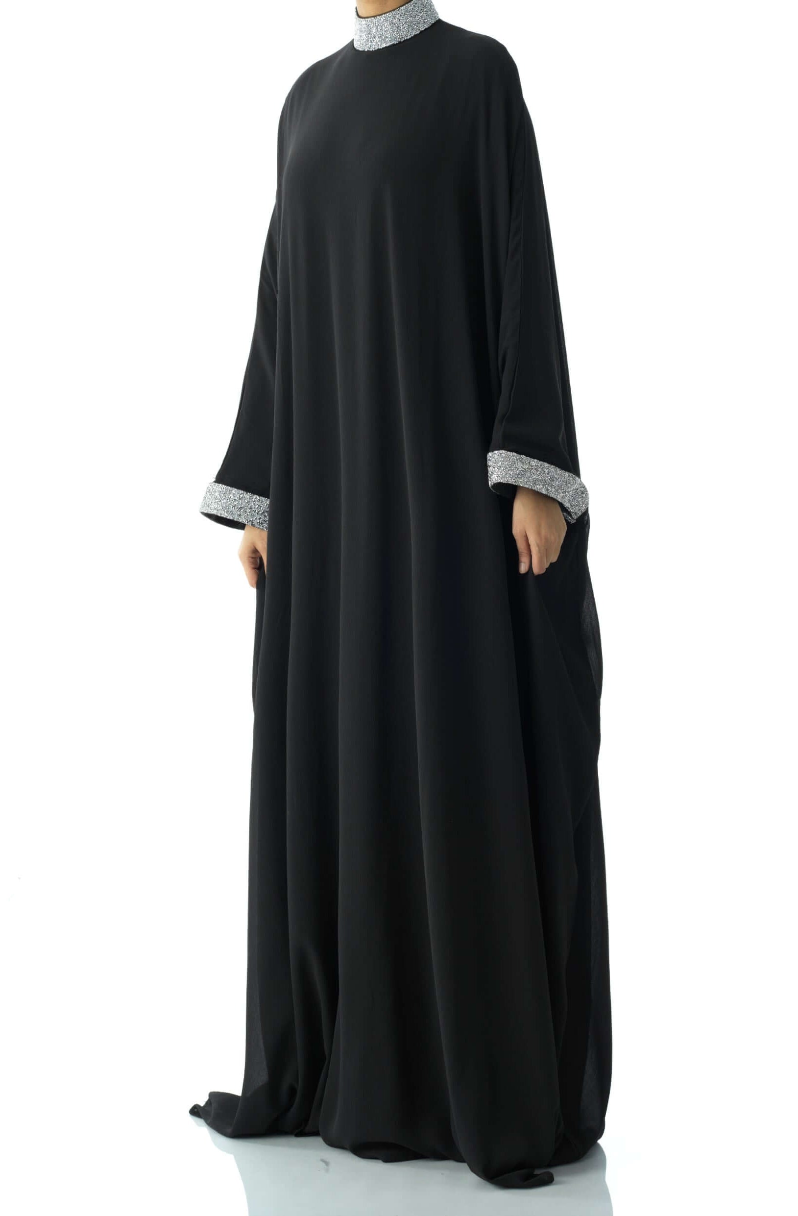 Black luxurious kaftan dress Kabayare