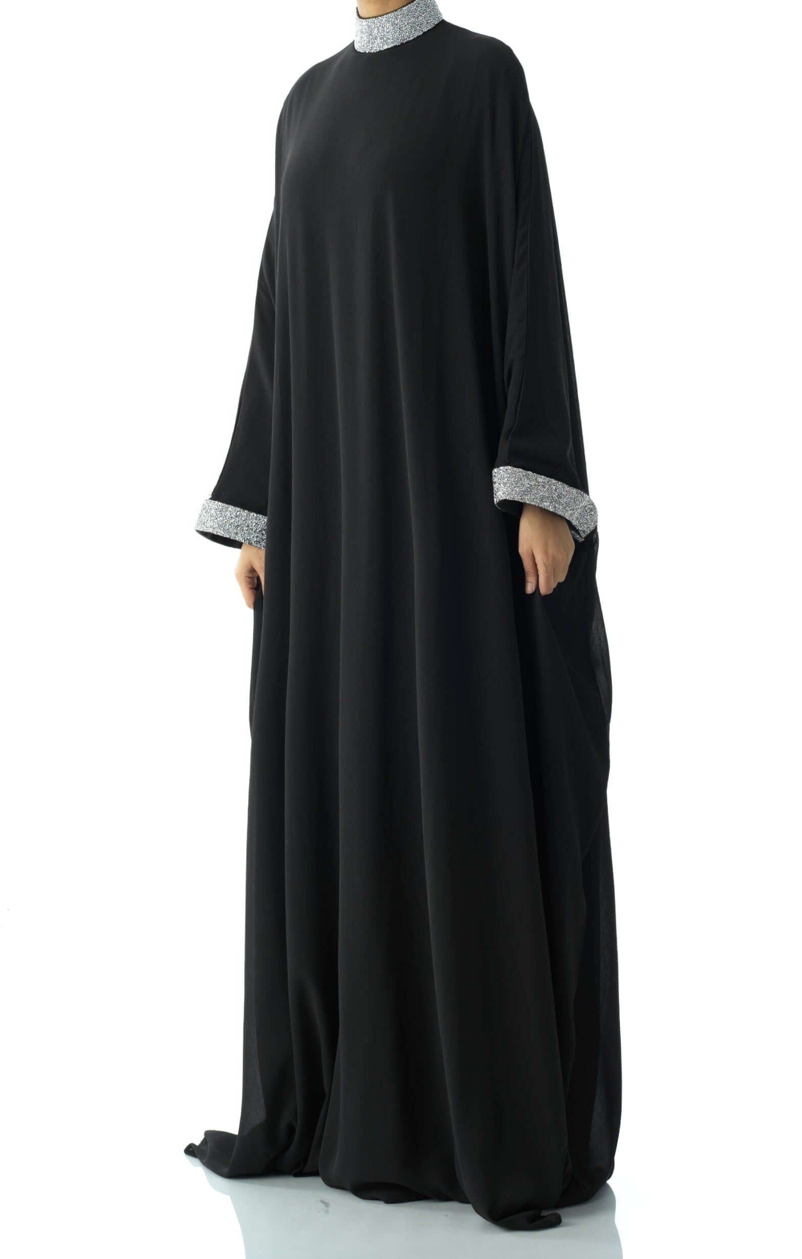 Black luxurious kaftan dress Kabayare