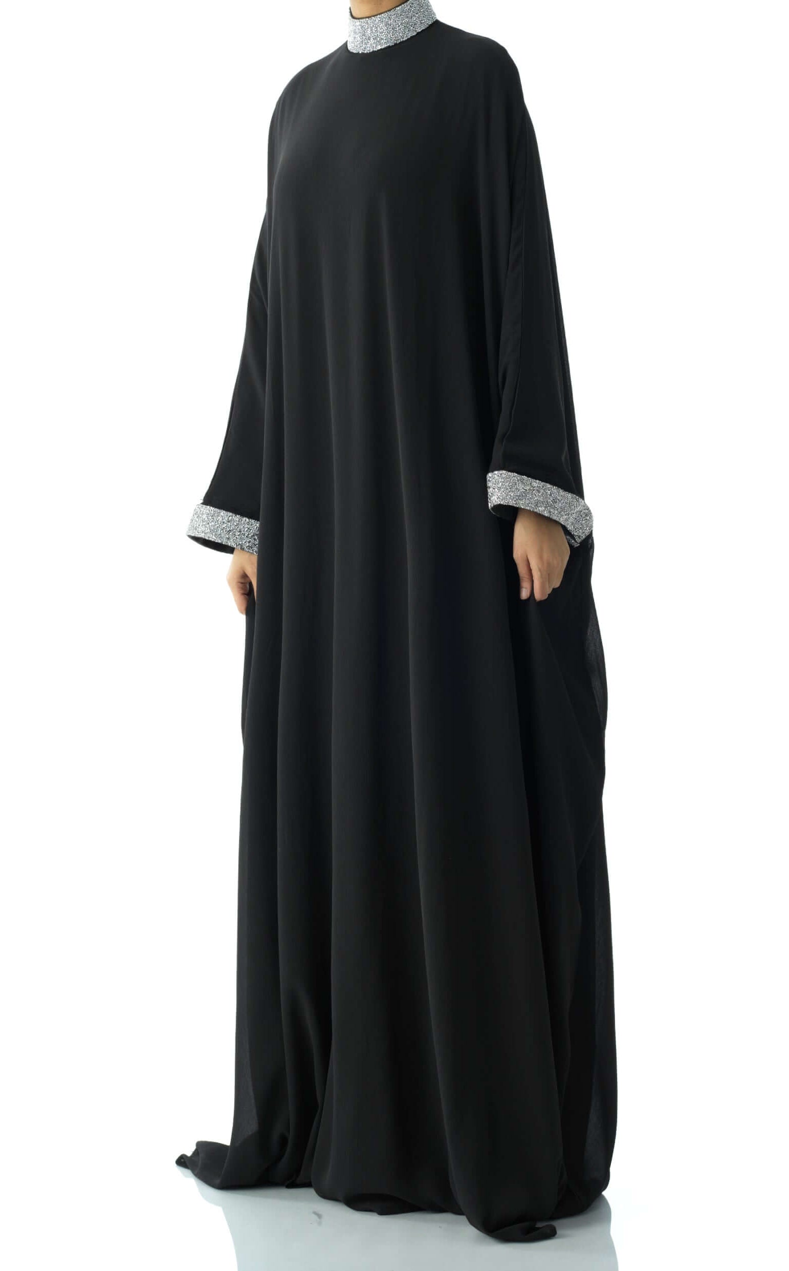 Black luxurious kaftan dress Kabayare