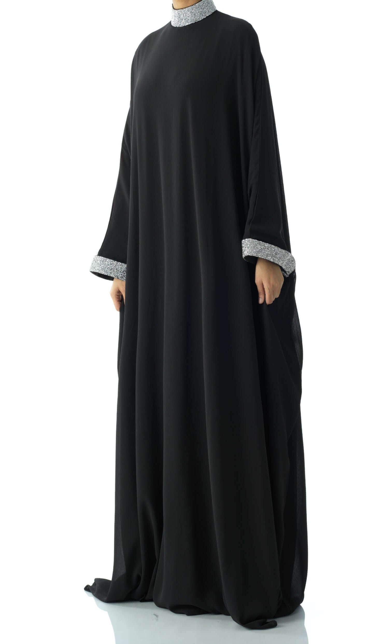 Black luxurious kaftan dress Kabayare