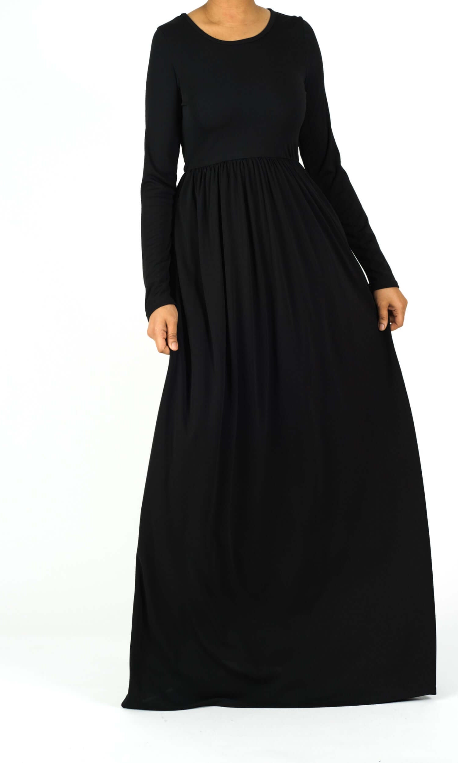 Black original Milk Silk Maxi Dress Kabayare