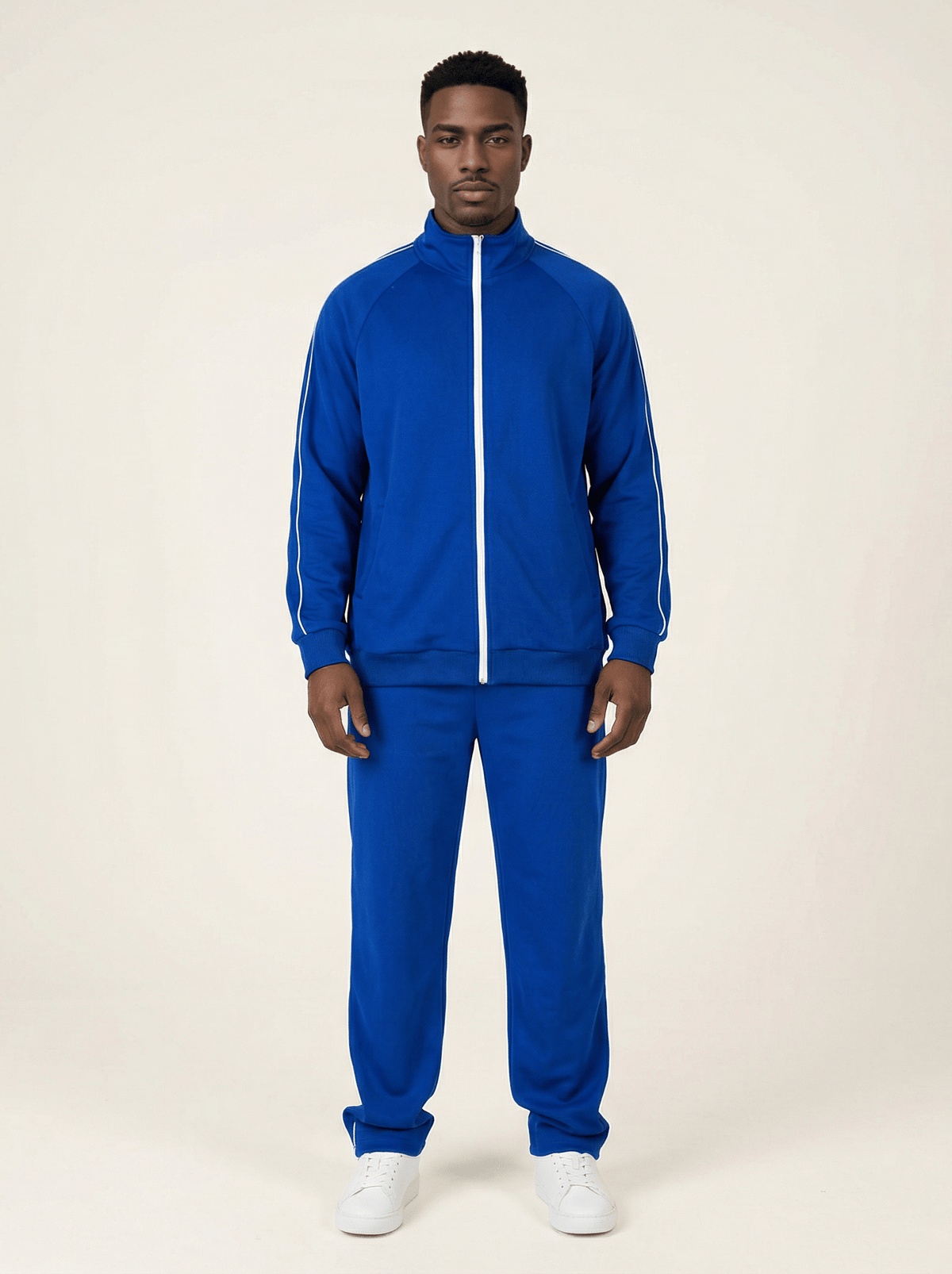 Blue Sports Jumpsuit set Kabayare
