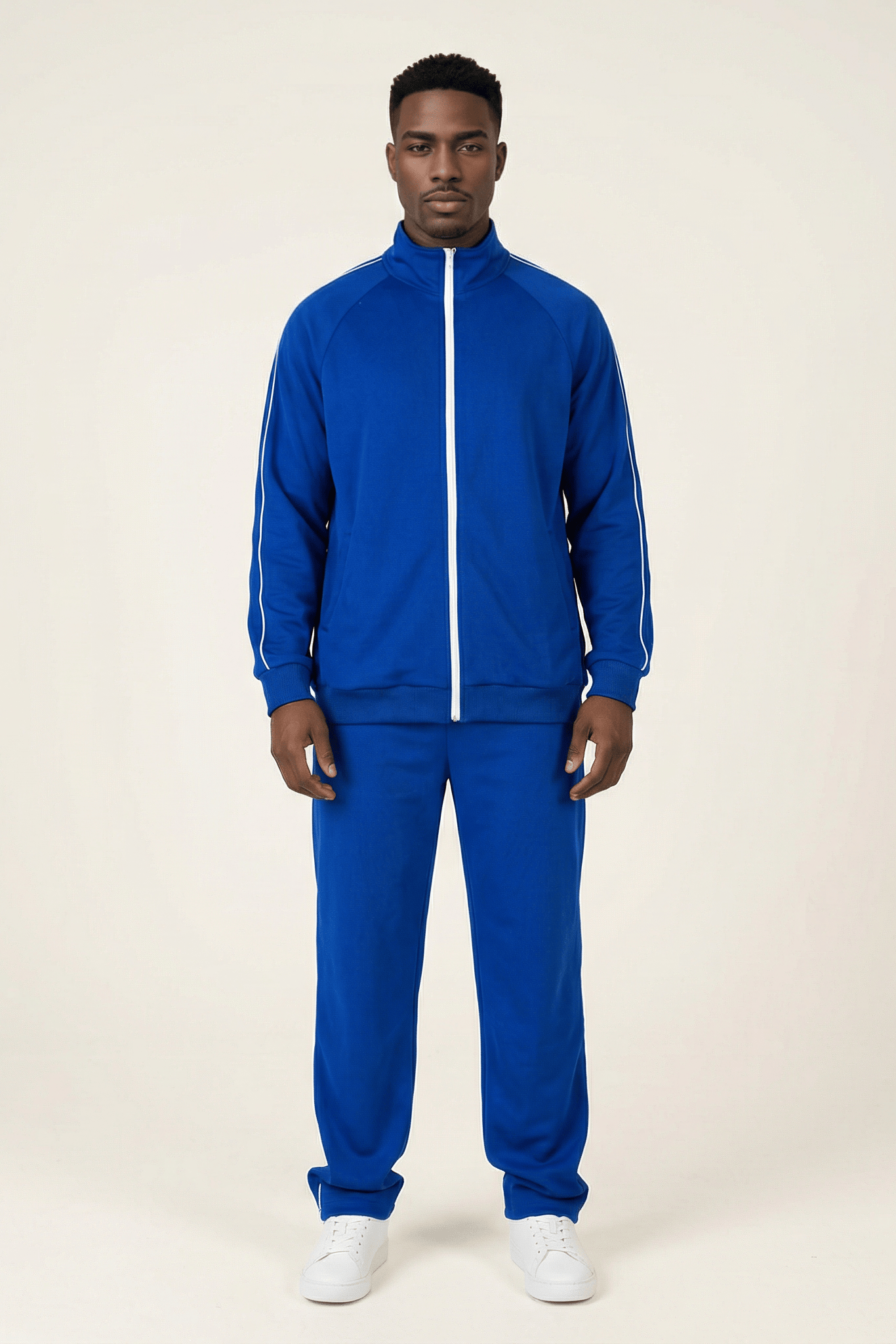 Blue Sports Jumpsuit set Kabayare